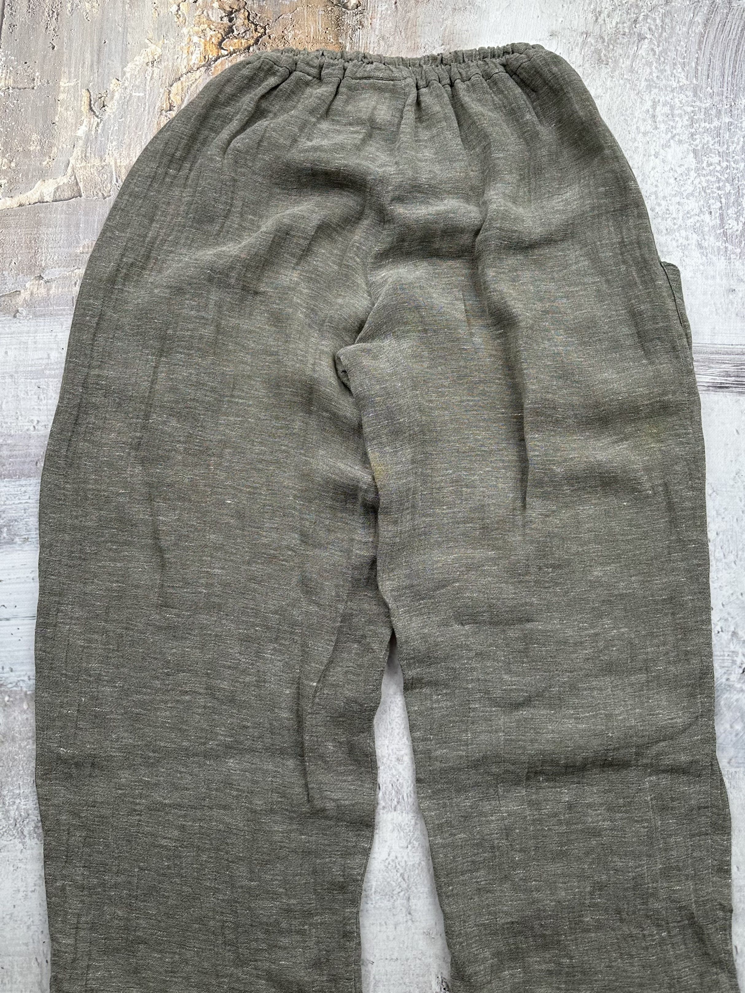 Japanese Brand × Vintage × Yohji Yamamoto Vintage Parachute Linen Pants Size US 30 / EU 46 - 7 Thumbnail