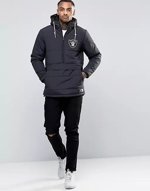 Majestic Majestic Raiders Padded Overhead Jacket Exclusive ASOS SZ L Size US L / EU 52-54 / 3 - 6 Thumbnail