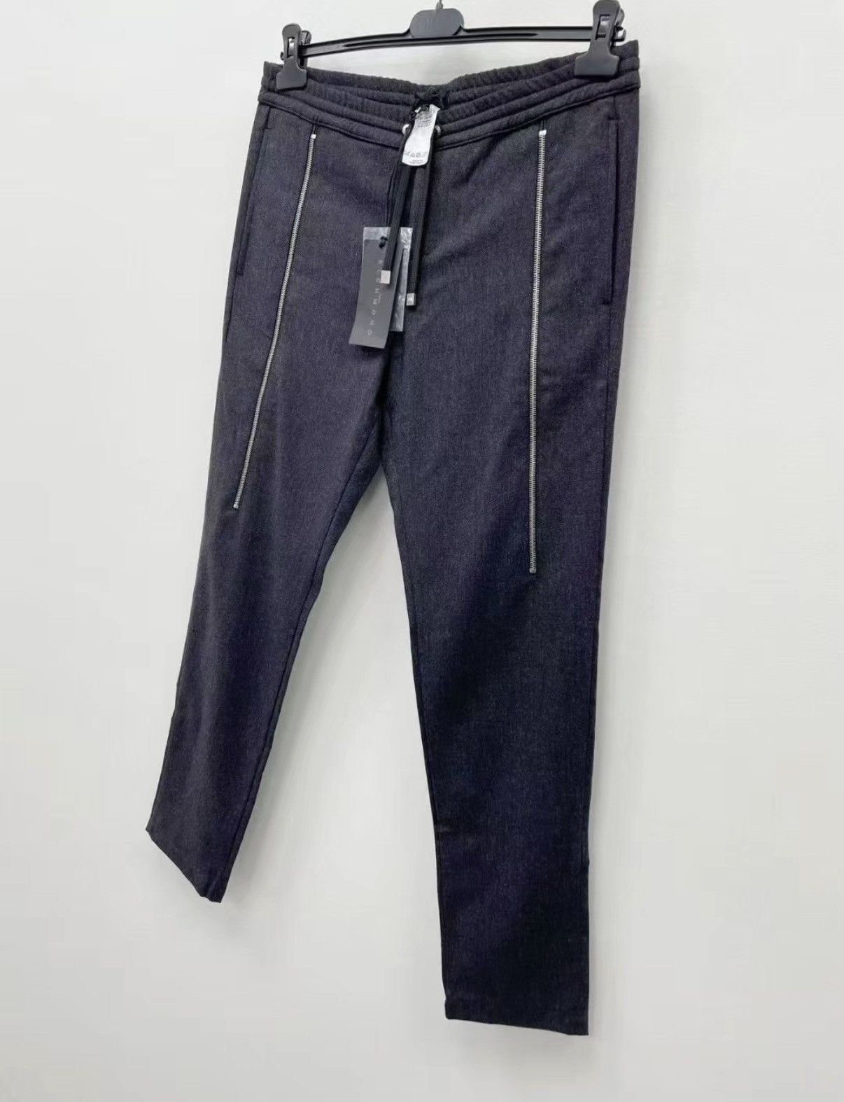 John Richmond Richmond 95% Wool Stretch Drawstring Casual Pants J30 Size US 30 / EU 46 - 1 Thumbnail