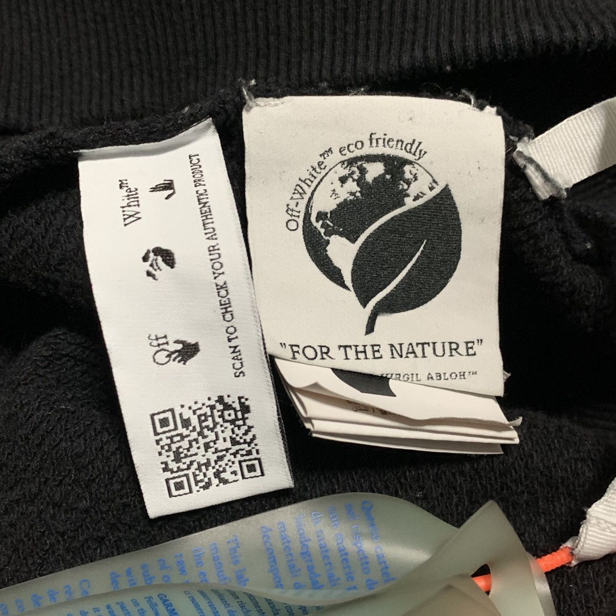 Off-White Off White XS Black Sweatshirt Crewneck Off Logo Short Virgil Size US XS / EU 42 / 0 - 7 Thumbnail