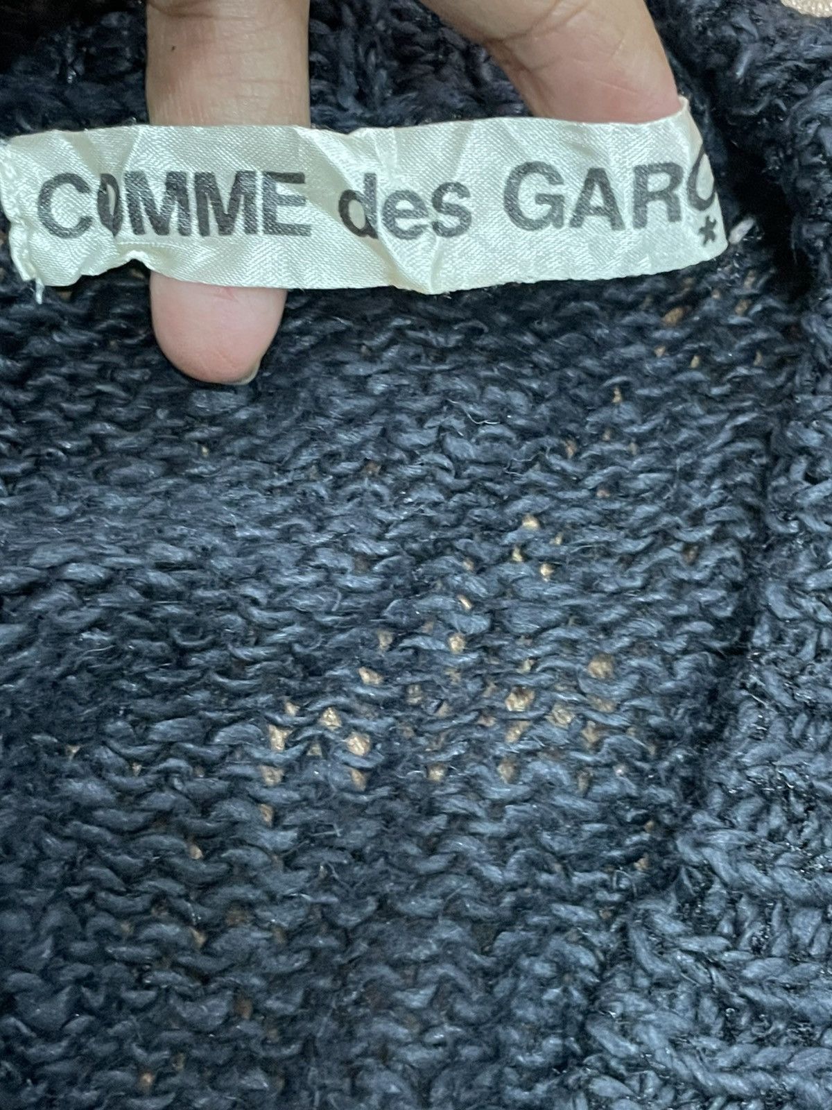 Comme des Garcons Vintage Comme des Garcons Vneck Sweatshirt Size ONE SIZE - 3 Thumbnail