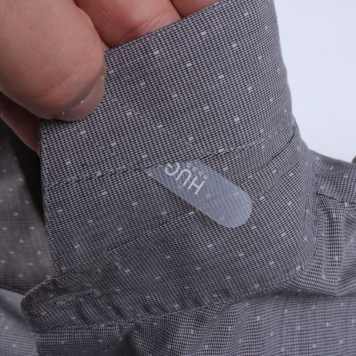 Designer × Hugo Boss HUGO BOSS Erondo Polka Dot Long Sleeve Shirt Dress Casual Size US M / EU 48-50 / 2 - 8 Thumbnail