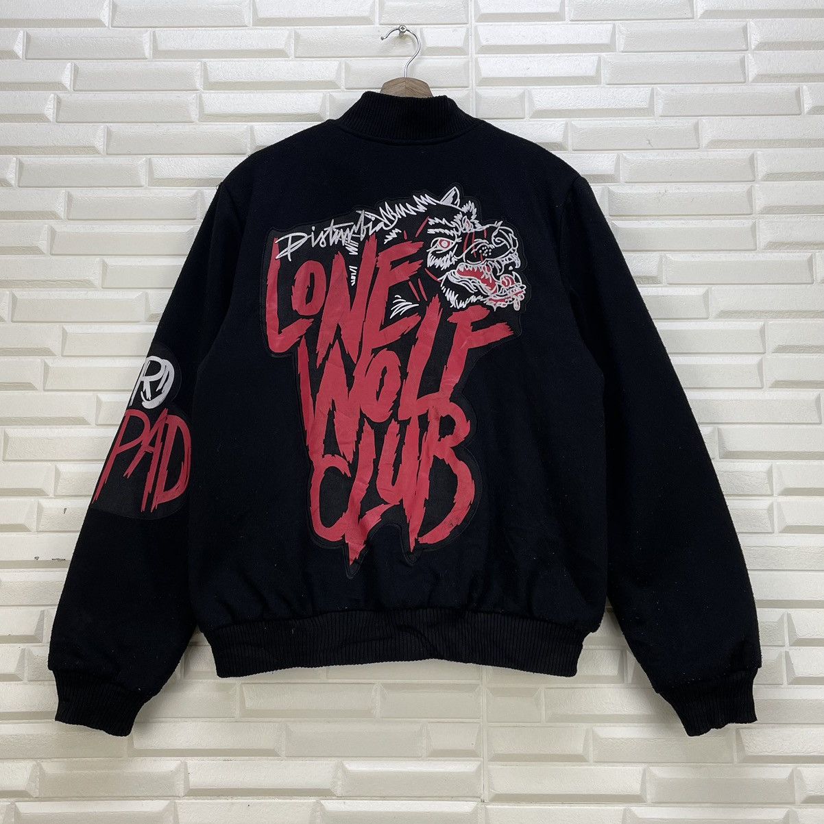 14th Addiction × Japanese Brand × Le Grande Bleu (L.G.B.) Bomber Jacket Lone Wolf Club Size US M / EU 48-50 / 2 - 2 Thumbnail
