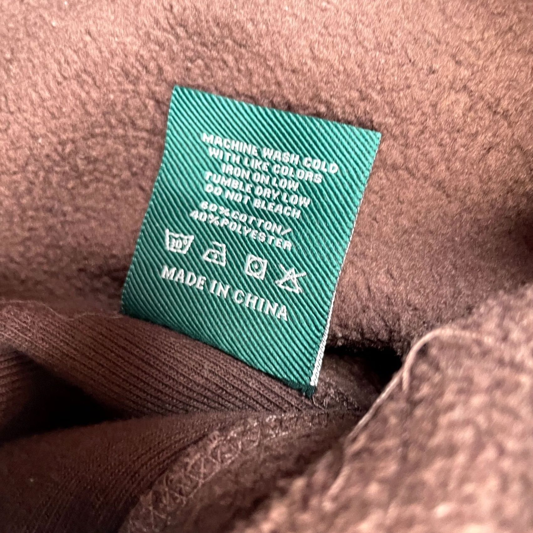 Palace VINTAGE Shoe Palace Hoodie Mens L Brown Pullover Hoodie with Hooded, Lined, Pockets, Drawstring, Crew Neck, City, Classic, Preppy Size US L / EU 52-54 / 3 - 5 Thumbnail