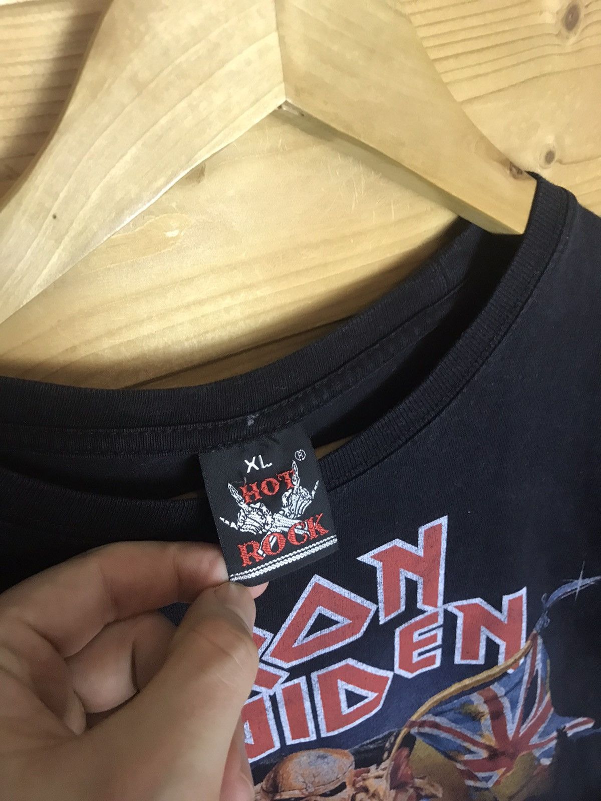 Vintage Vintage Iron Maiden the tropper t-shirt Size US XL / EU 56 / 4 - 6 Thumbnail