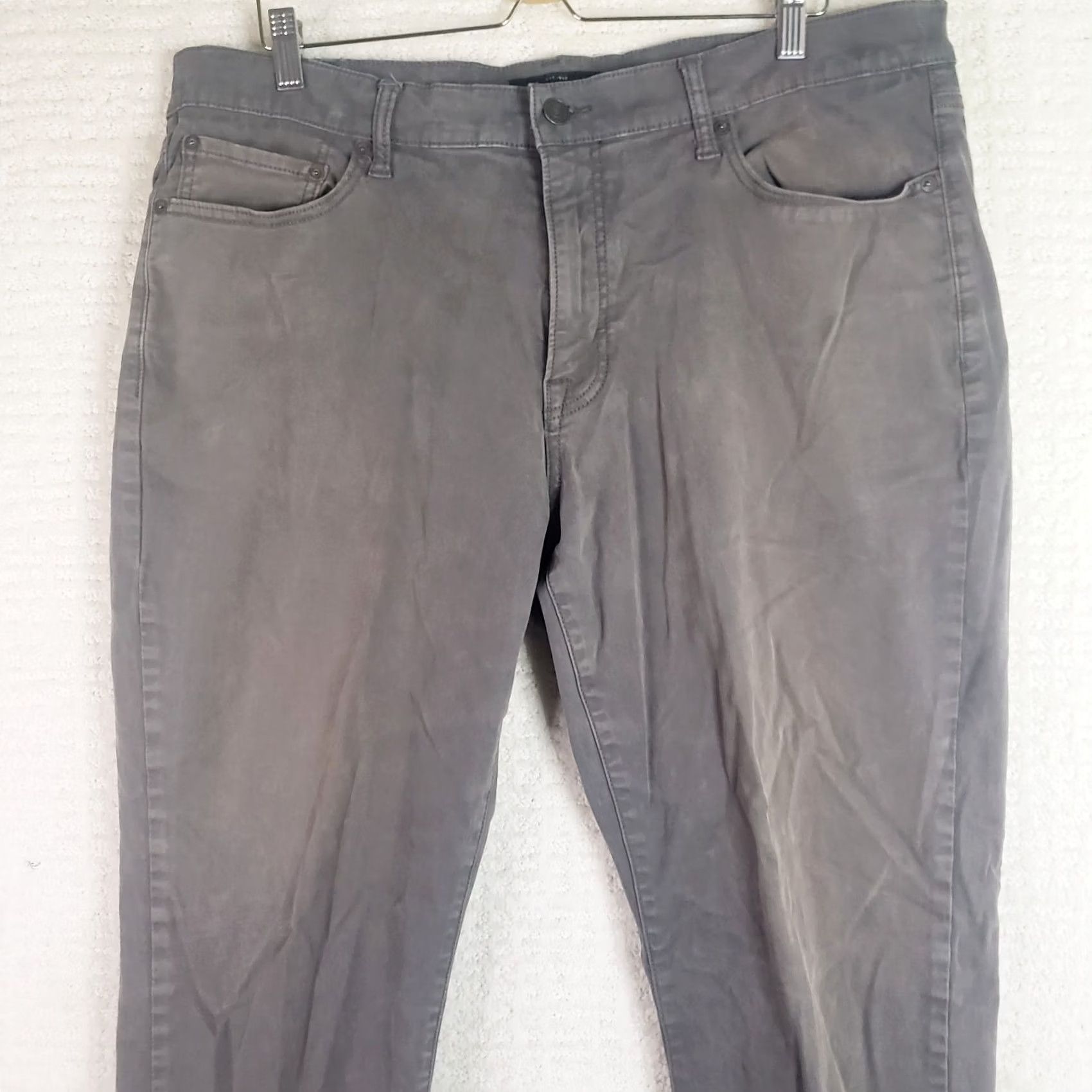 Lucky Brand Lucky Brand 410 Athletic Slim Chino Pants Men’s 38x30 Gray Straight Size US 38 / EU 54 - 2 Thumbnail