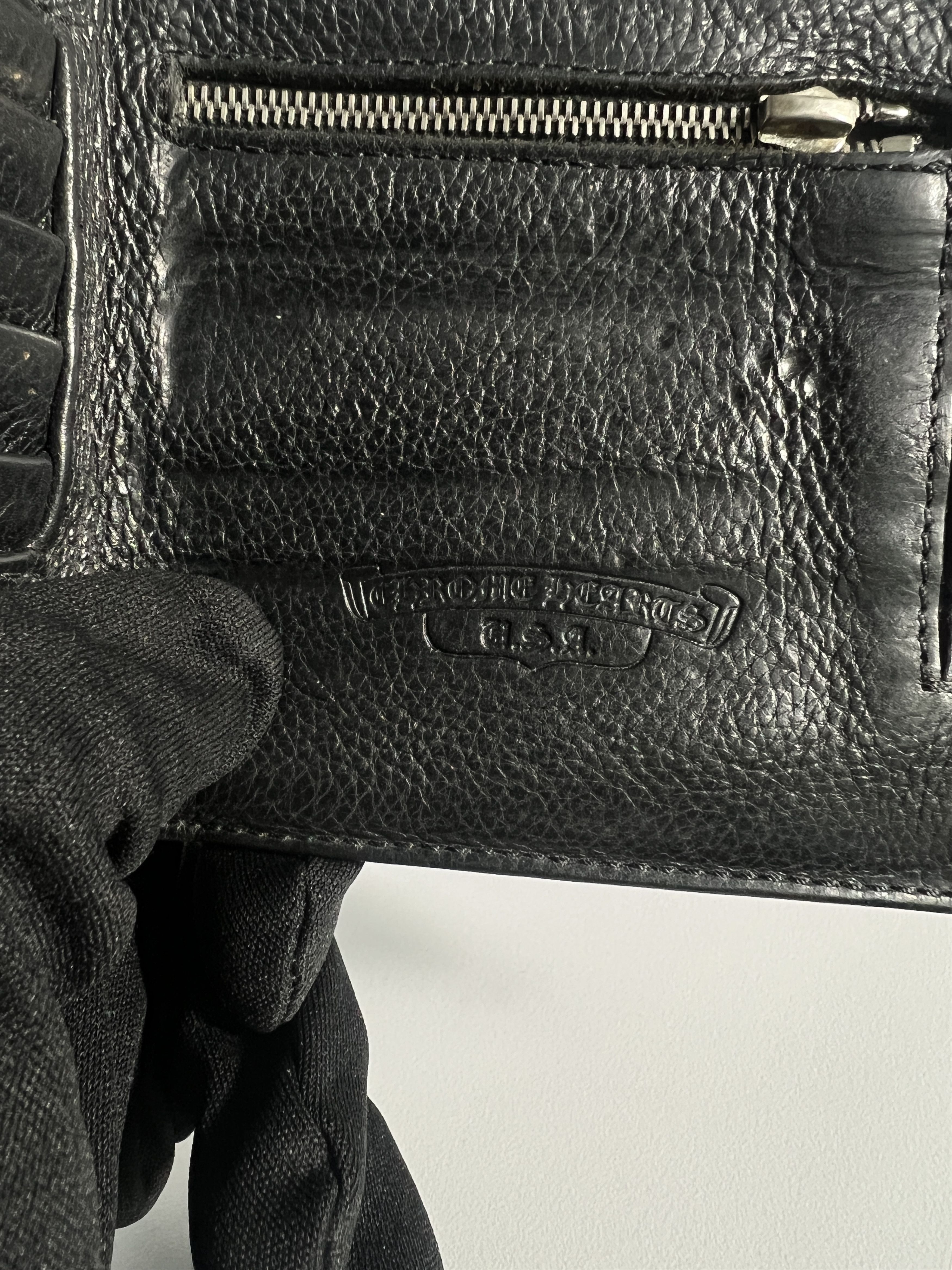 Chrome Hearts Chrome Hearts Bi-Fold Cross Ball Button Leather Wallet Size ONE SIZE - 8 Thumbnail