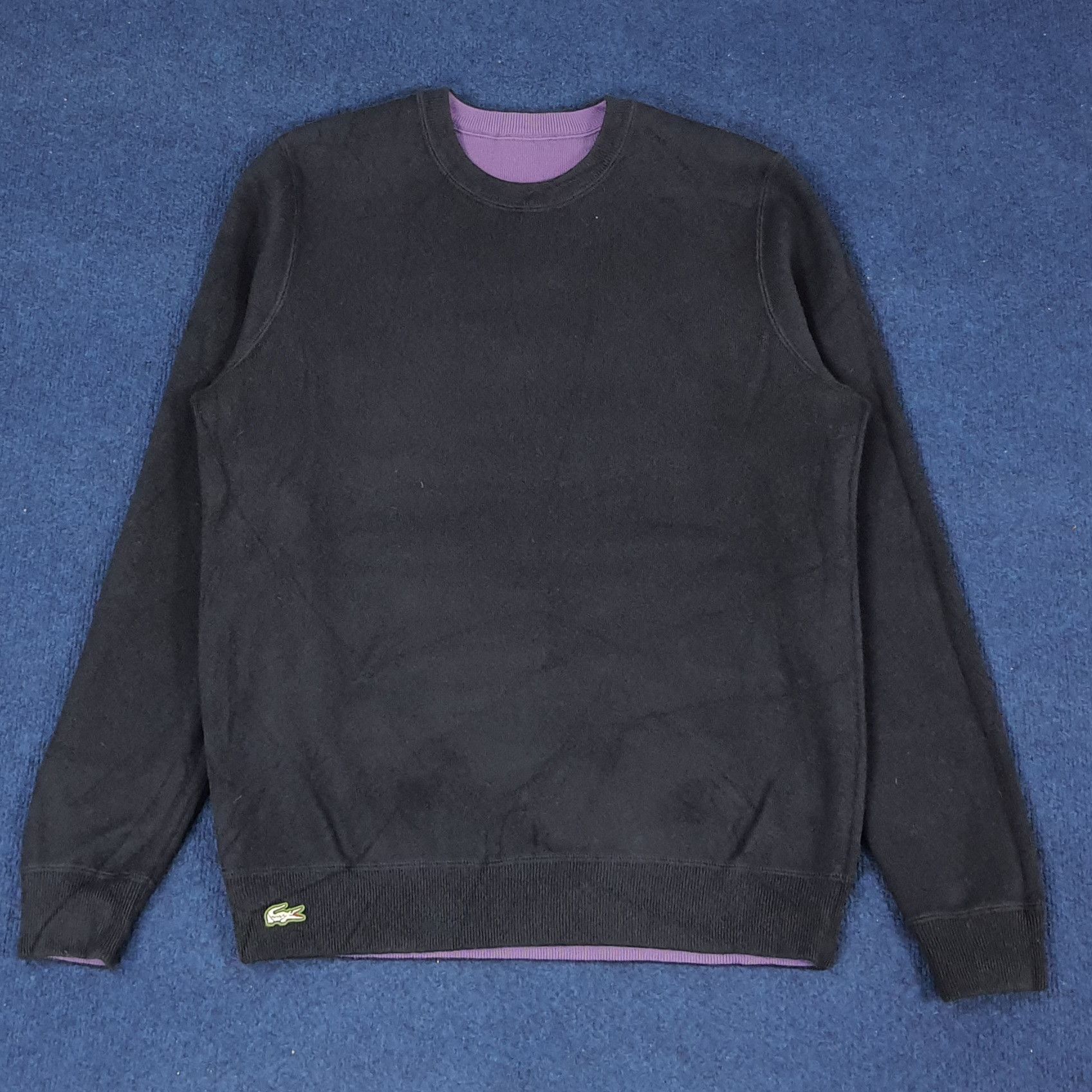 Lacoste × Vintage Vintage Lacoste Reversible Sweatshirts C229N13 Size US M / EU 48-50 / 2 - 5 Thumbnail