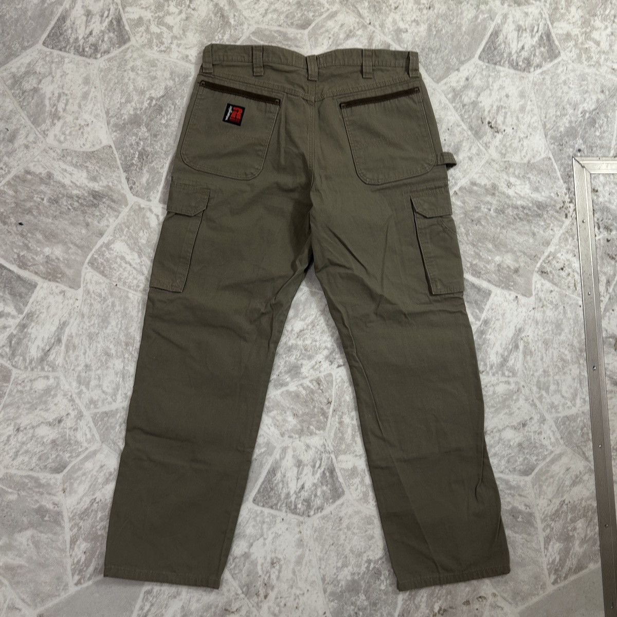 Wrangler Wrangler Riggs Workwear Beige Cargo Pants Size US 36 / EU 52 - 2 Thumbnail