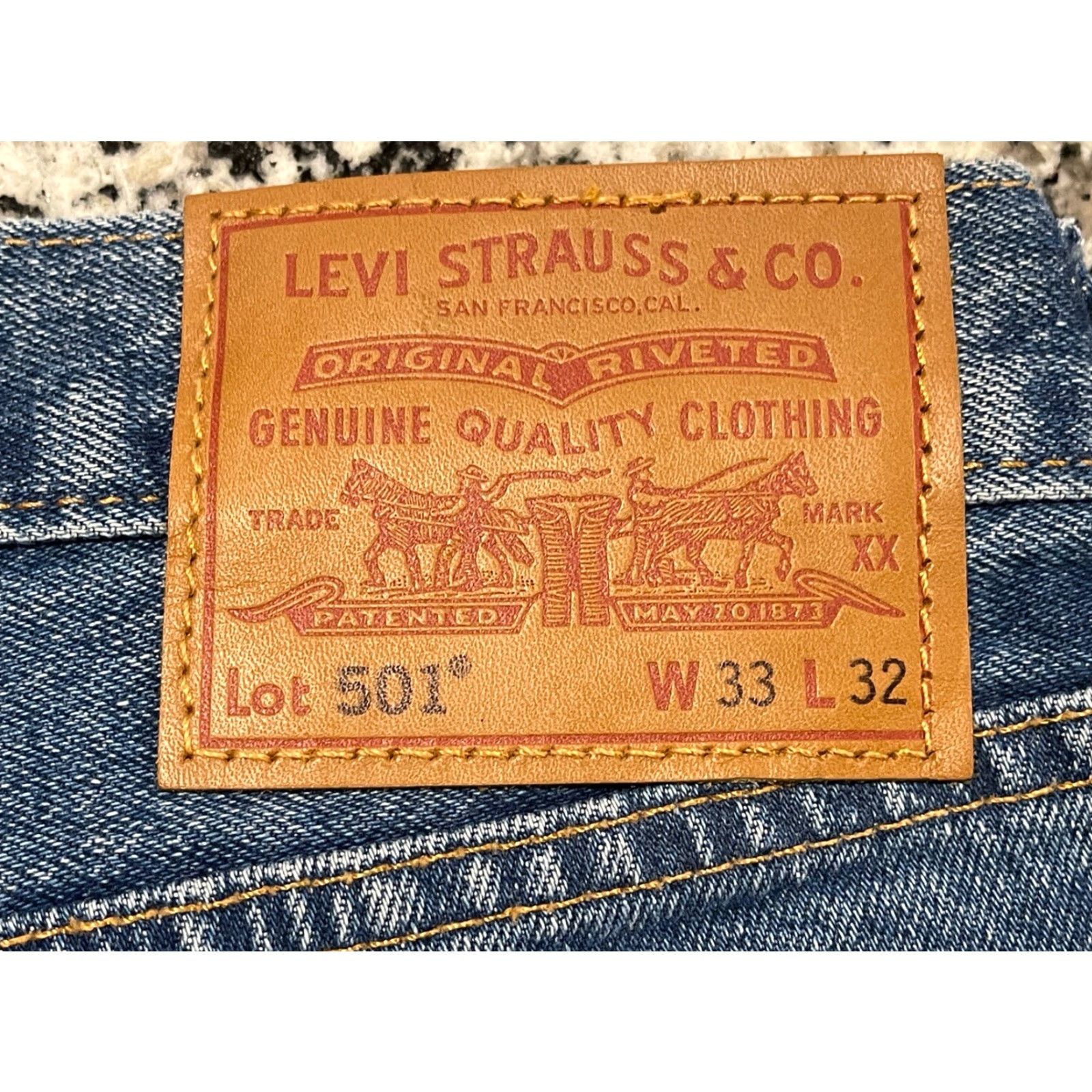 Levi's VINTAGE Levi's 501 XX Button Fly Denim Jeans Size 33x31 Blue Big E Mens Size US 33 - 6 Thumbnail