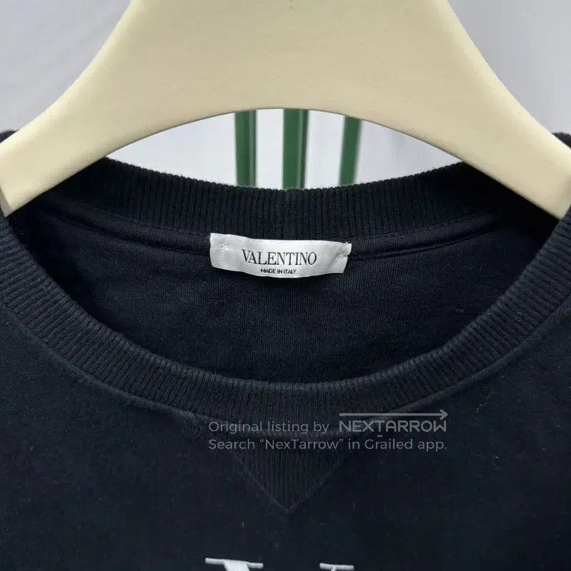 Valentino Valentino Black Long Sleeve Cotton Sweatshirt . Size US L / EU 52-54 / 3 - 3 Thumbnail