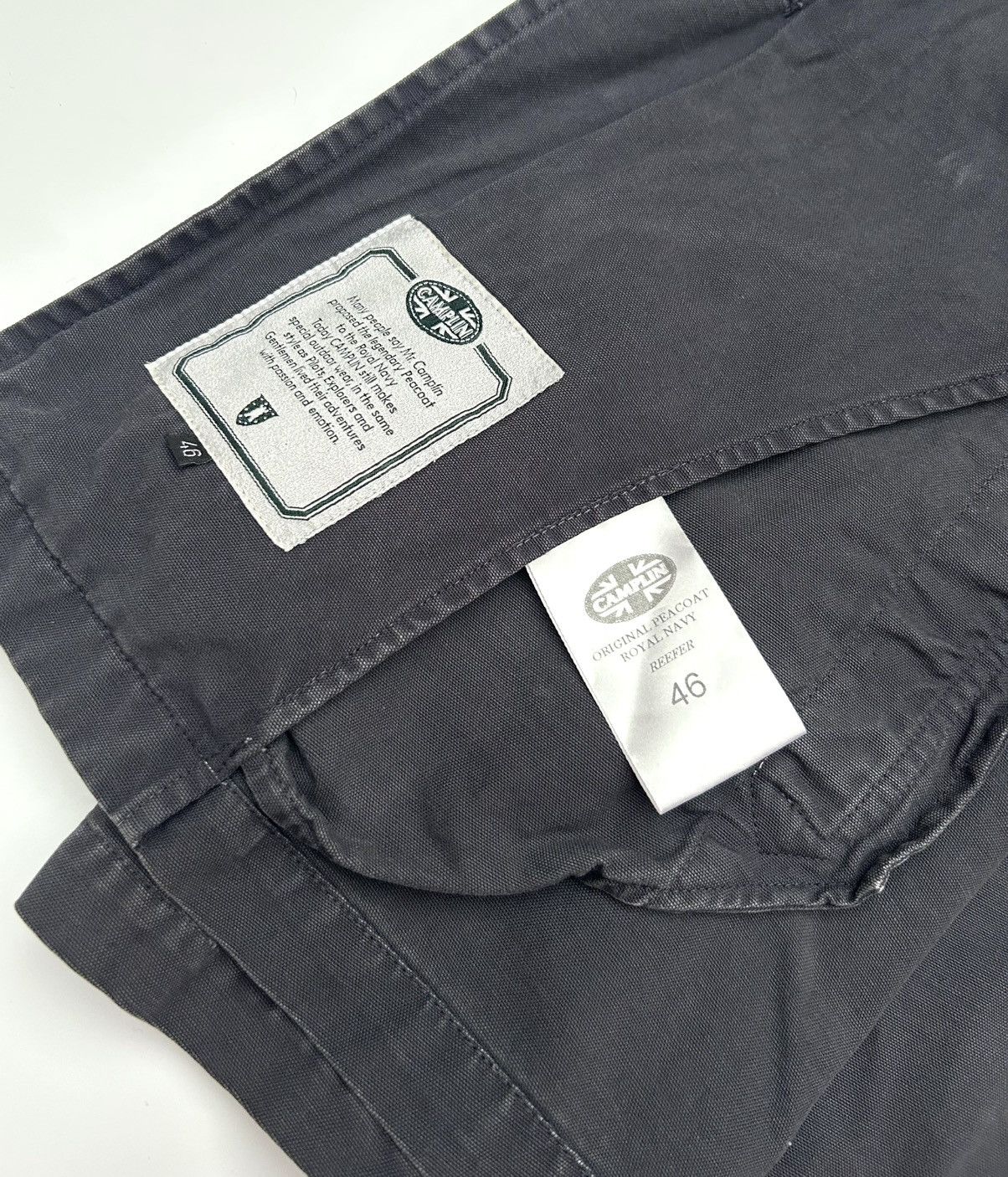 Vintage Camplin Original Peacoat Royal Navy Reefer Jacket Size 46 Size US S / EU 44-46 / 1 - 5 Thumbnail