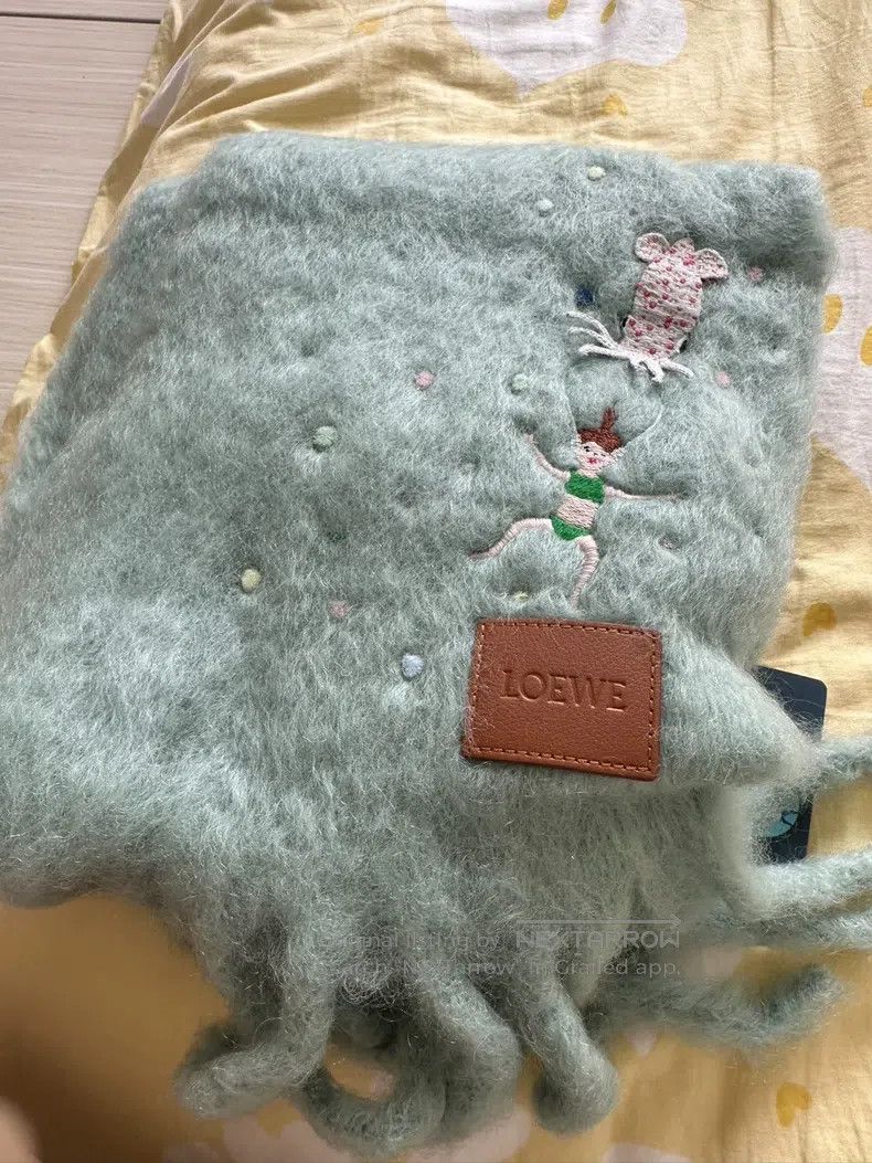 Loewe LOEWE size 23*185cm Cashmere and Wool Blend Knit Scarf with Size ONE SIZE - 4 Thumbnail