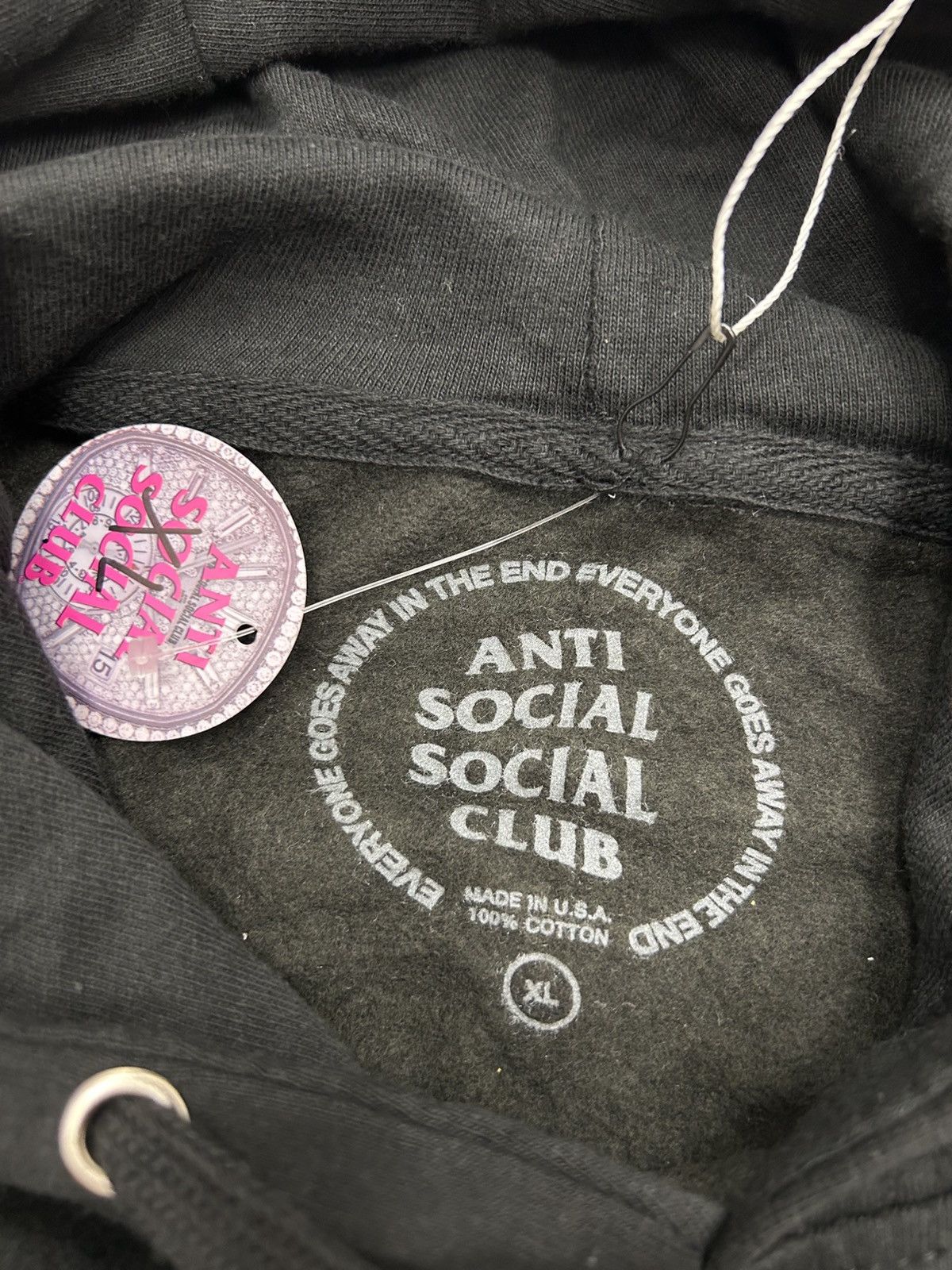 Anti Social Social Club Anti Social Social Club Satellite Worldwide Hoodie "Black" Size US XL / EU 56 / 4 - 5 Thumbnail
