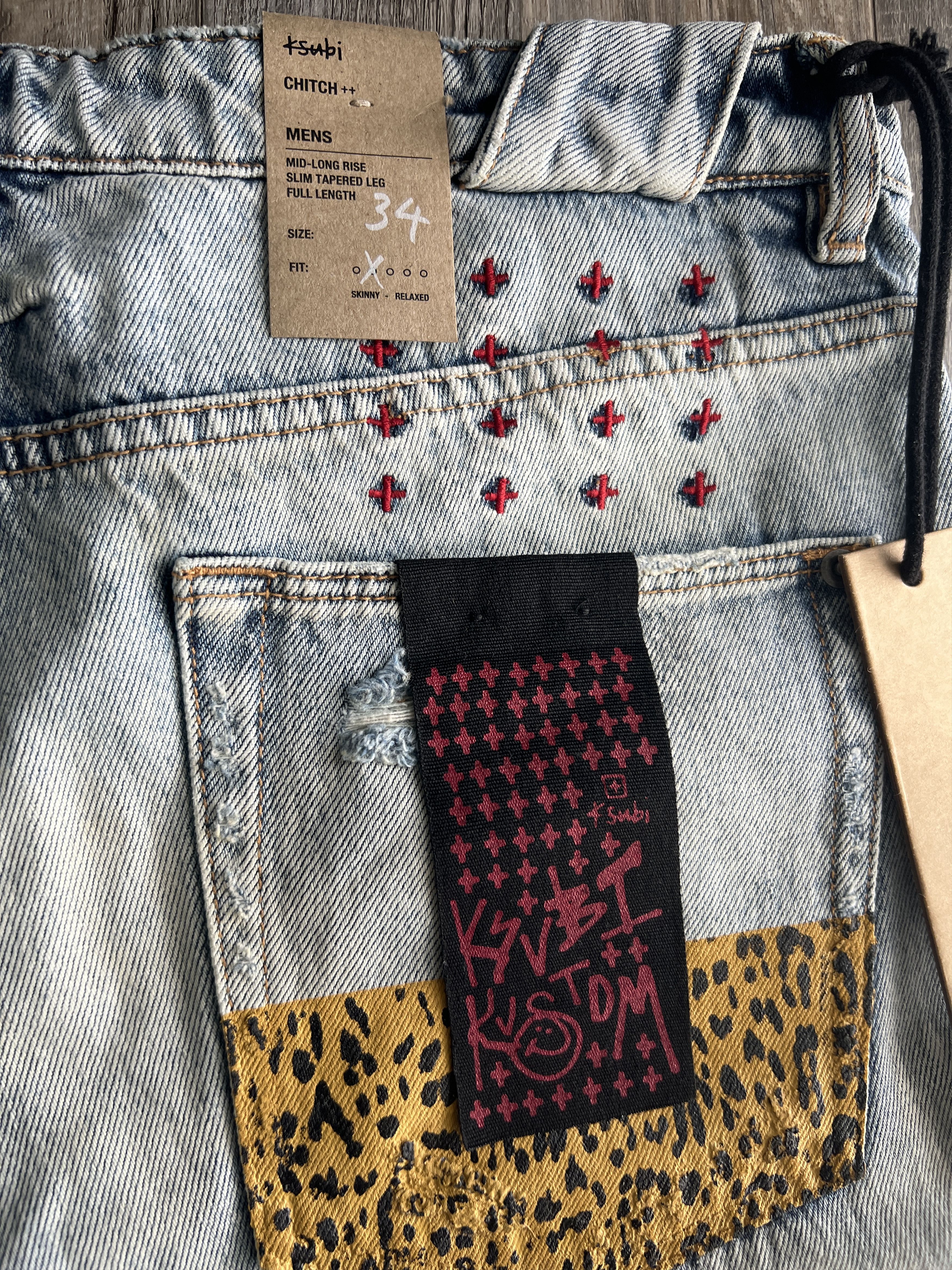 Ksubi Ksubi Chitch Patchwork Jeans Size US 34 / EU 50 - 4 Thumbnail