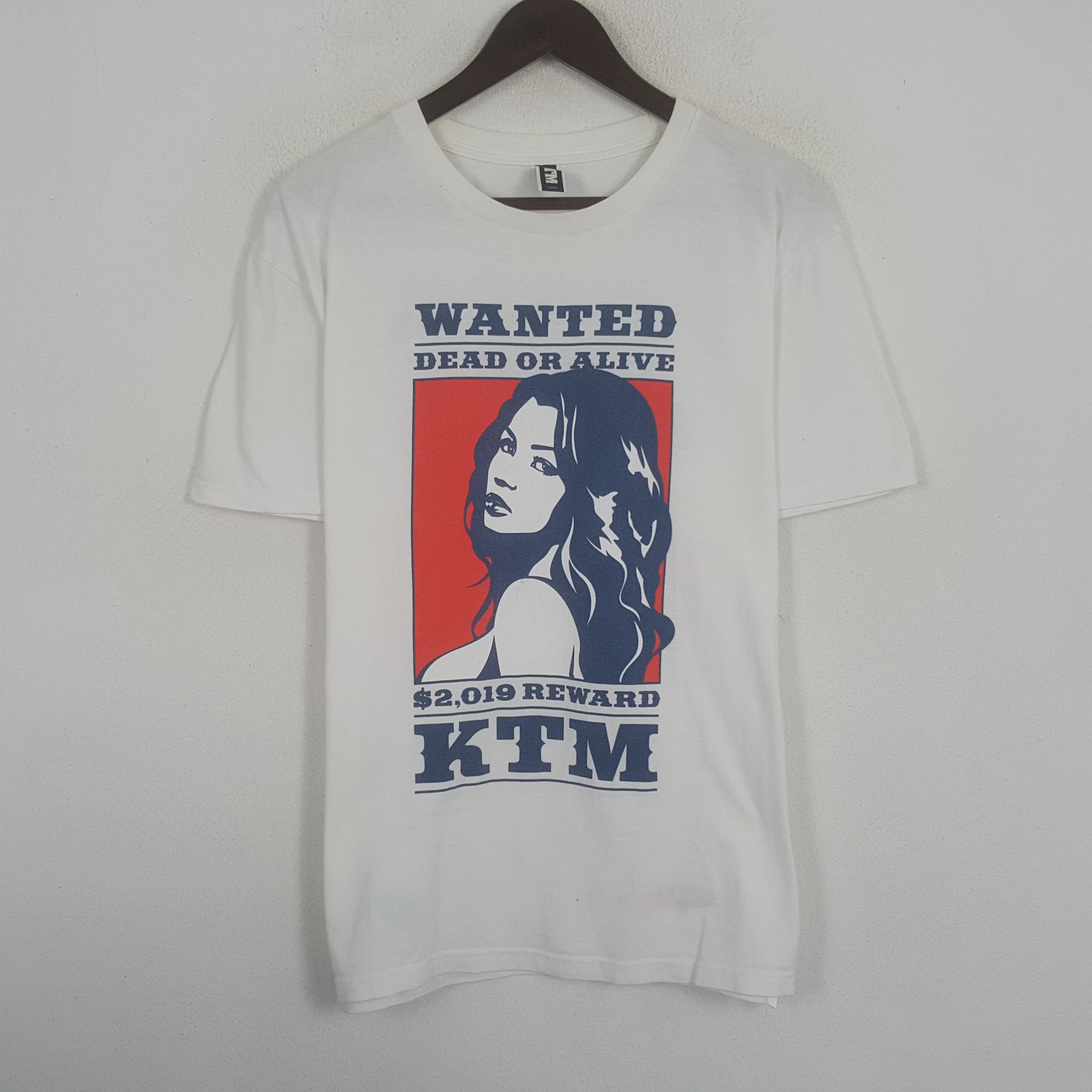 Vintage KTM Wanted Dead Or Alive Tshirt