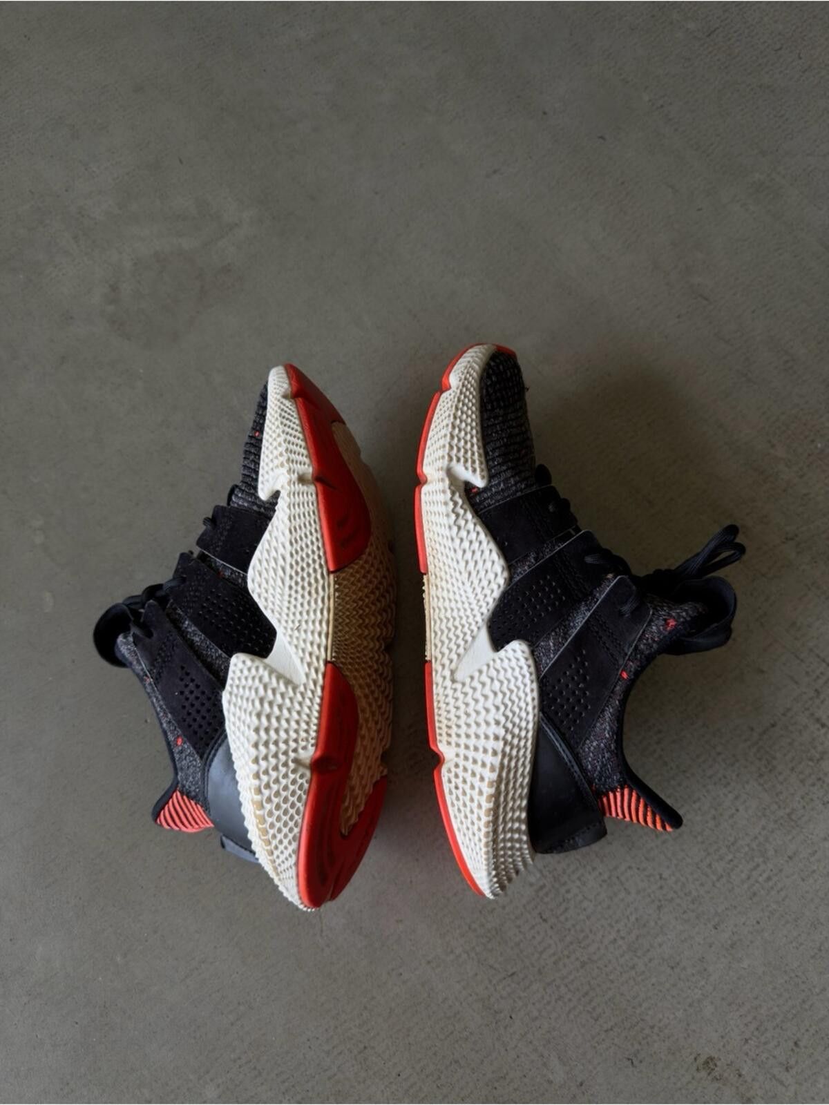 Adidas Adidas Prophere / Knit Sneakers / Black Red Size US 5 / EU 37 - 7 Thumbnail