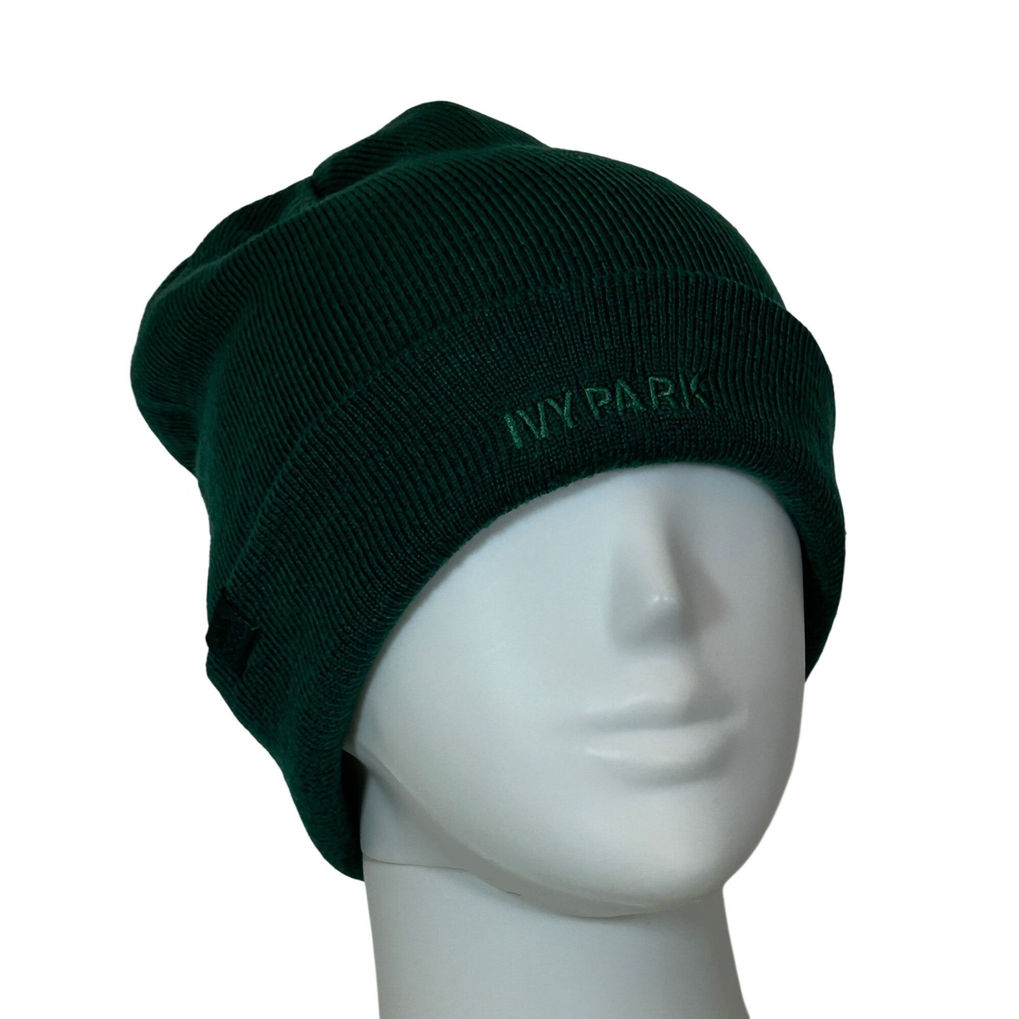 Adidas × Ivy Park Adidas x Ivy Park Knitted Beanie Dark Green Logos Stretchy C Size ONE SIZE - 4 Thumbnail