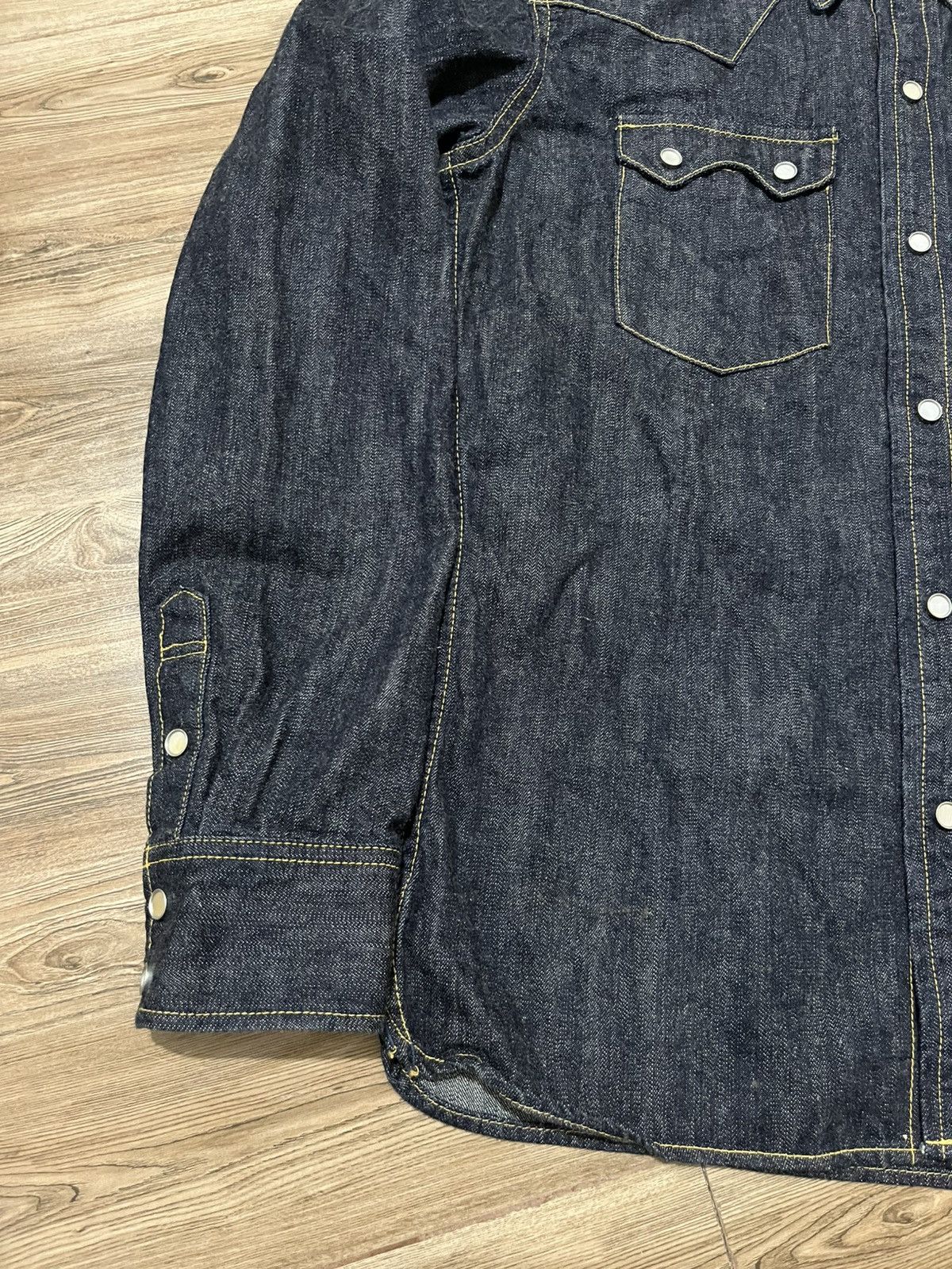 The Flat Head The Flat Head 10oz. Selvedge Indigo Western Button Down Size US M / EU 48-50 / 2 - 7 Thumbnail