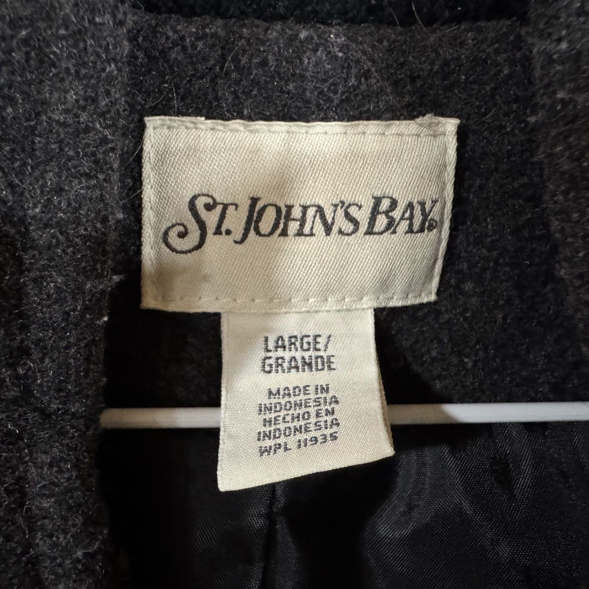St. Johns Bay St Johns Bay Wool Full Zip Jacket Womens Size Large Gray Size L / US 10 / IT 46 - 4 Thumbnail