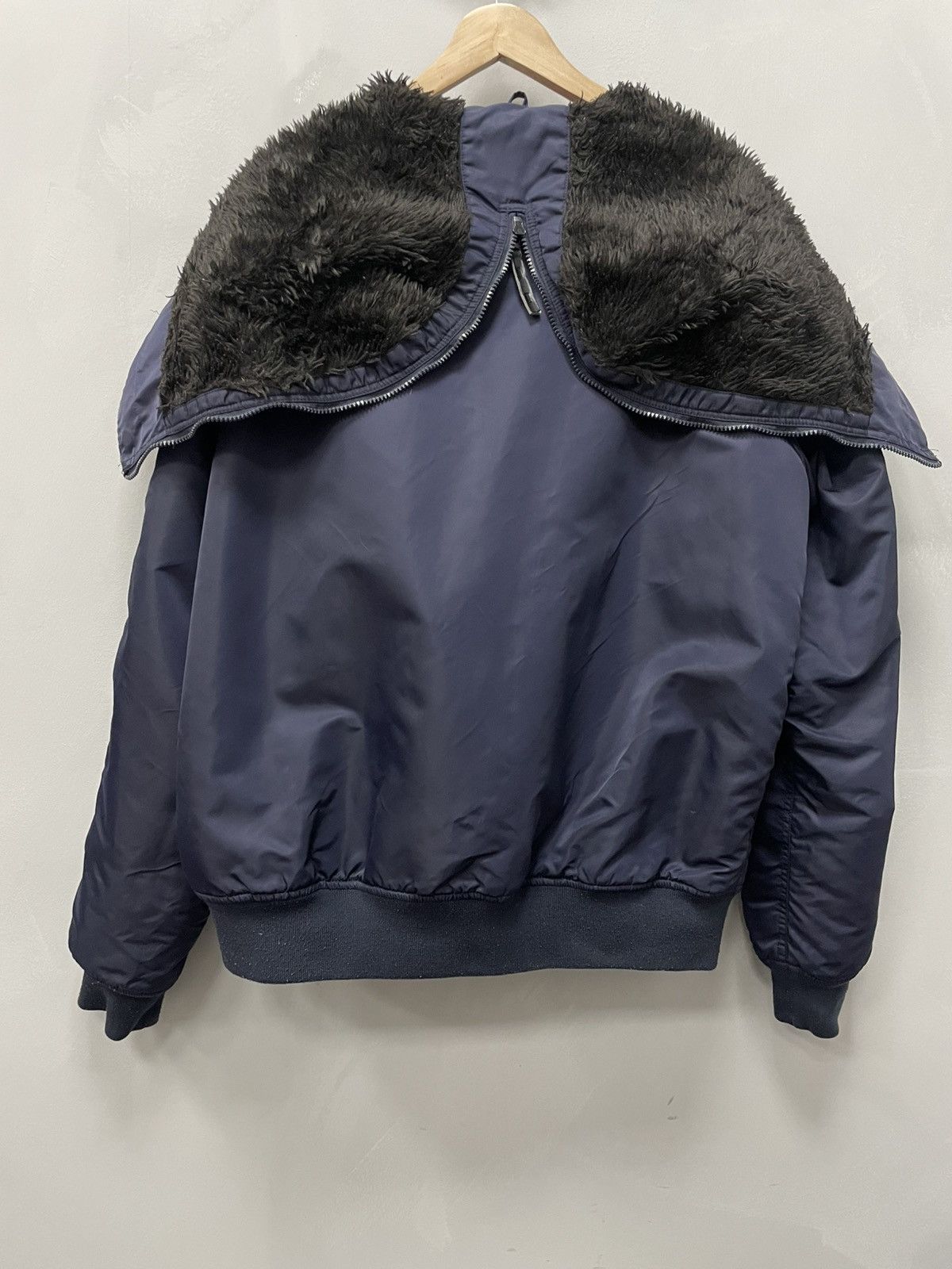 Vintage VINTAGE ZIP HOOD ALPHA NYLON BOMBER JACKET MILITARY 90s Size US L / EU 52-54 / 3 - 10 Thumbnail