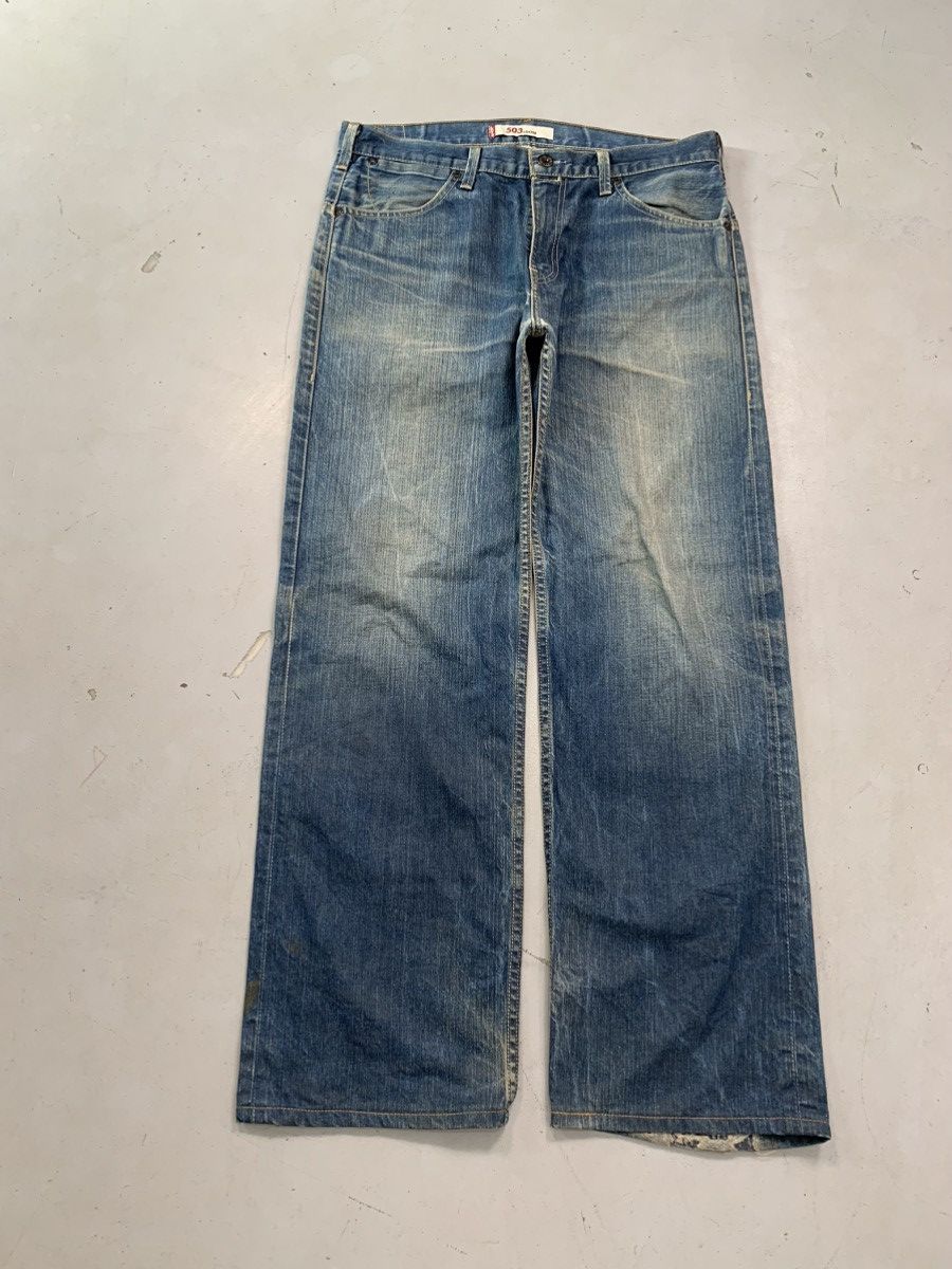 Levi's Vintage Levi’s buckle belt jeans denim Size US 38 / EU 54 - 2 Thumbnail