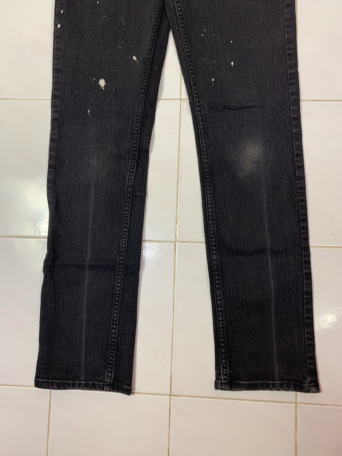 Denizen × Levi's Steals! Denizen Levis Super Black Paint Splatter Jeans Size US 30 / EU 46 - 4 Thumbnail