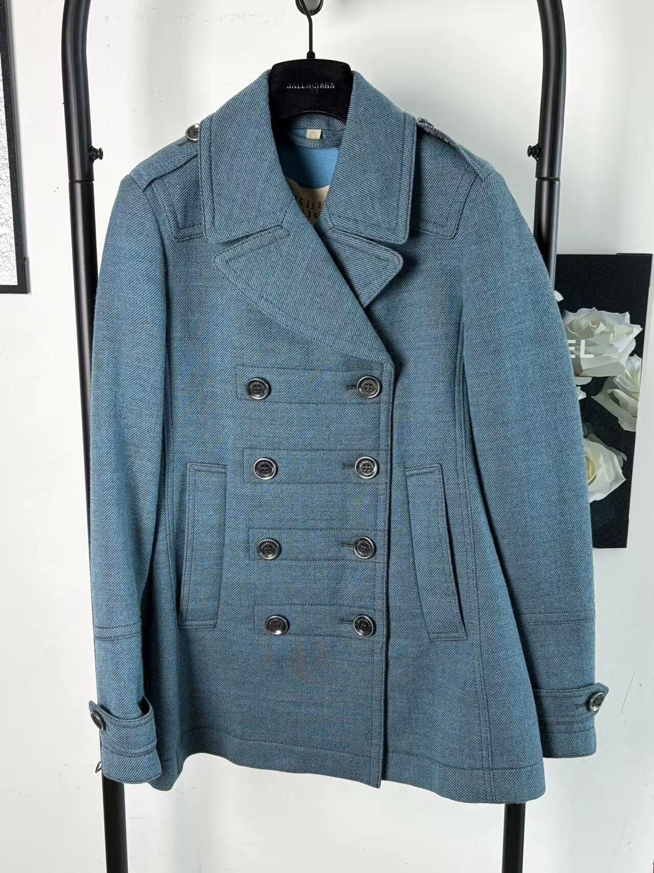 Burberry Burberry Wool White Heavy Coat m Men Size US M / EU 48-50 / 2 - 1 Thumbnail