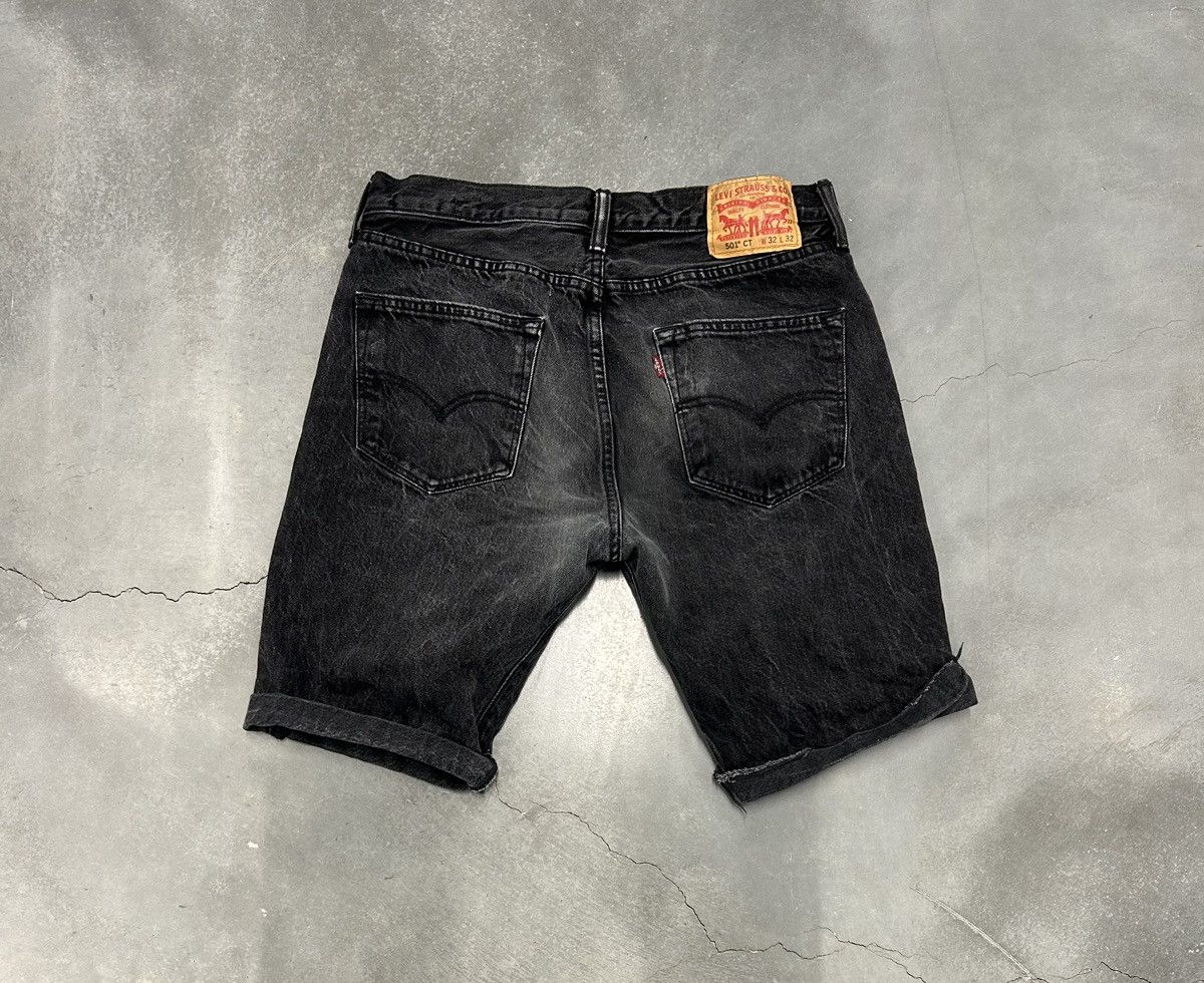 Levi's Levi's 501 black denim shorts Size 32" / US 10 / IT 46 - 2 Thumbnail