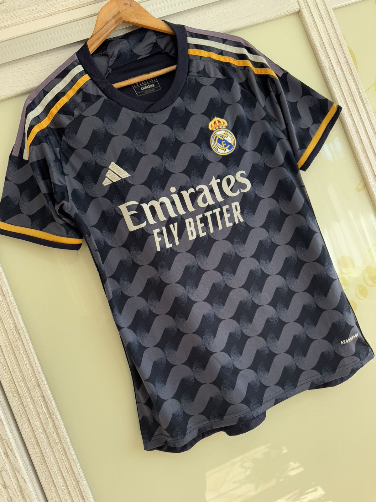 Adidas Bellingham #5 Real Madrid 2023-2024 Away Soccer Jersey Kit Size US M / EU 48-50 / 2 - 6 Thumbnail