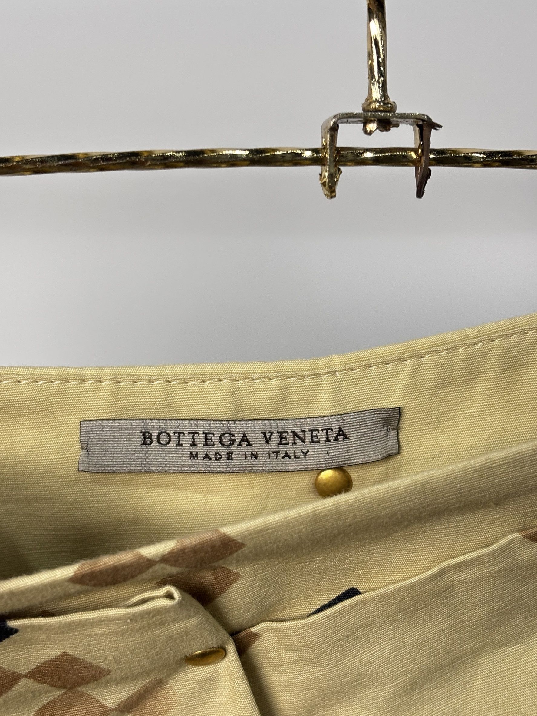 Bottega Veneta Bottega Veneta Geometric Print Cotton Silk Skirt Size 26" / US 2 / IT 38 - 4 Thumbnail