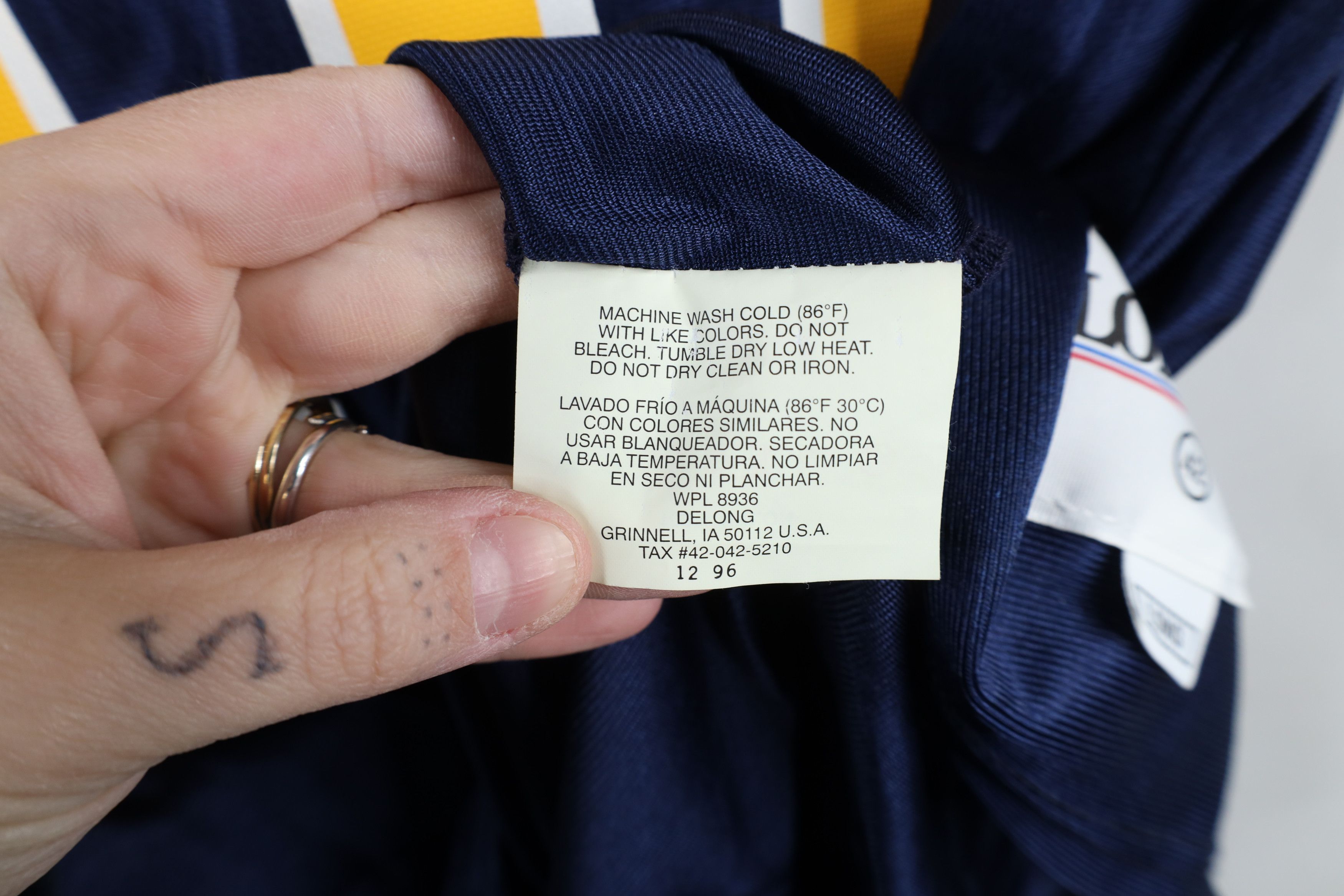 Vintage Vintage 80s 90s University of Toledo Basketball Jersey Size US XXL / EU 58 / 5 - 11 Thumbnail