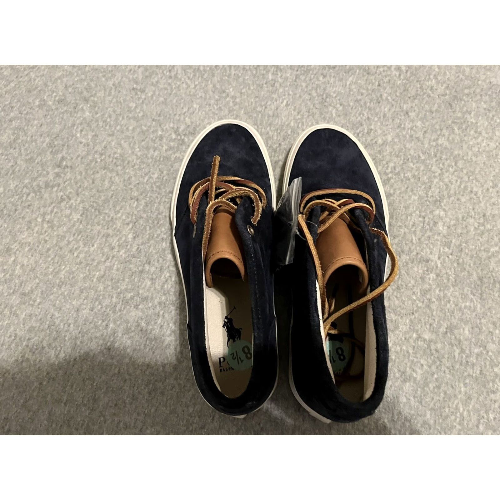 Polo Ralph Lauren Polo Ralph Lauren Keaton Navy Blue Suede Leather Chukka Boot Shoes Mens 8.5 Size US M / EU 48-50 / 2 - 6 Thumbnail