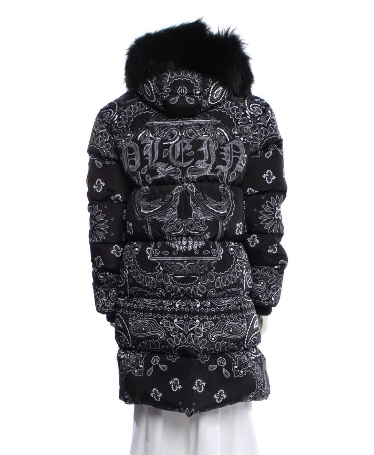 Philipp Plein Philipp Plein Paisley 4XL Puffer Skull Jacket Coat Size US XXL / EU 58 / 5 - 3 Thumbnail