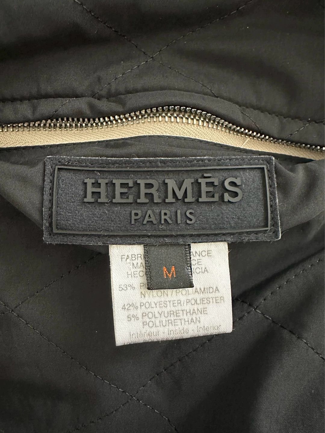 Hermes HERMES vintage quilted double-sided green & black women's Size M / US 6-8 / IT 42-44 - 9 Thumbnail