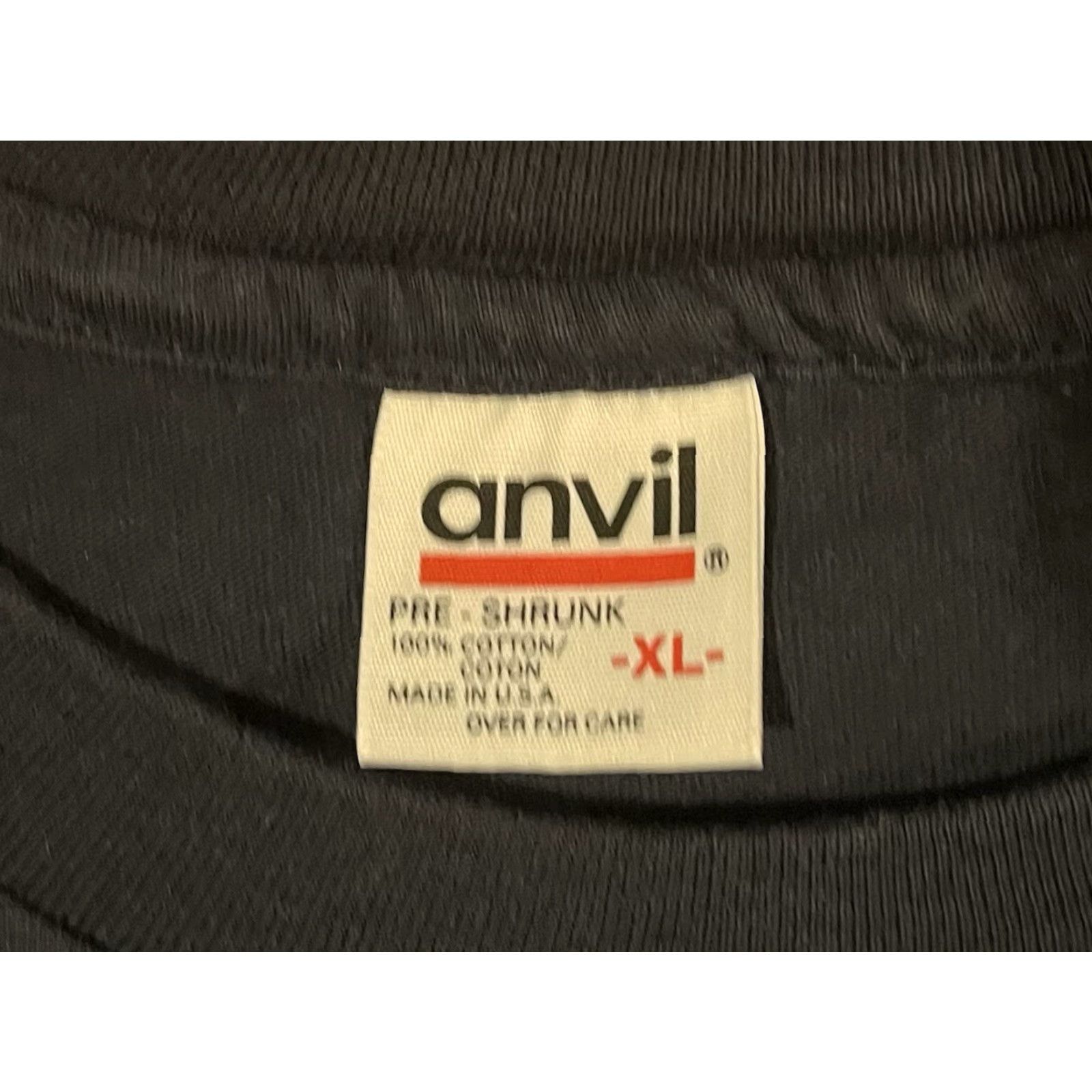 Anvil VINTAGE Shi Comic Images Shirt XL Black Anvil T-Shirt Men’s Crew Neck Short Sleeve Graphic Print 1990s Retro Anime Cartoon Comics Punk Size US XL / EU 56 / 4 - 7 Thumbnail