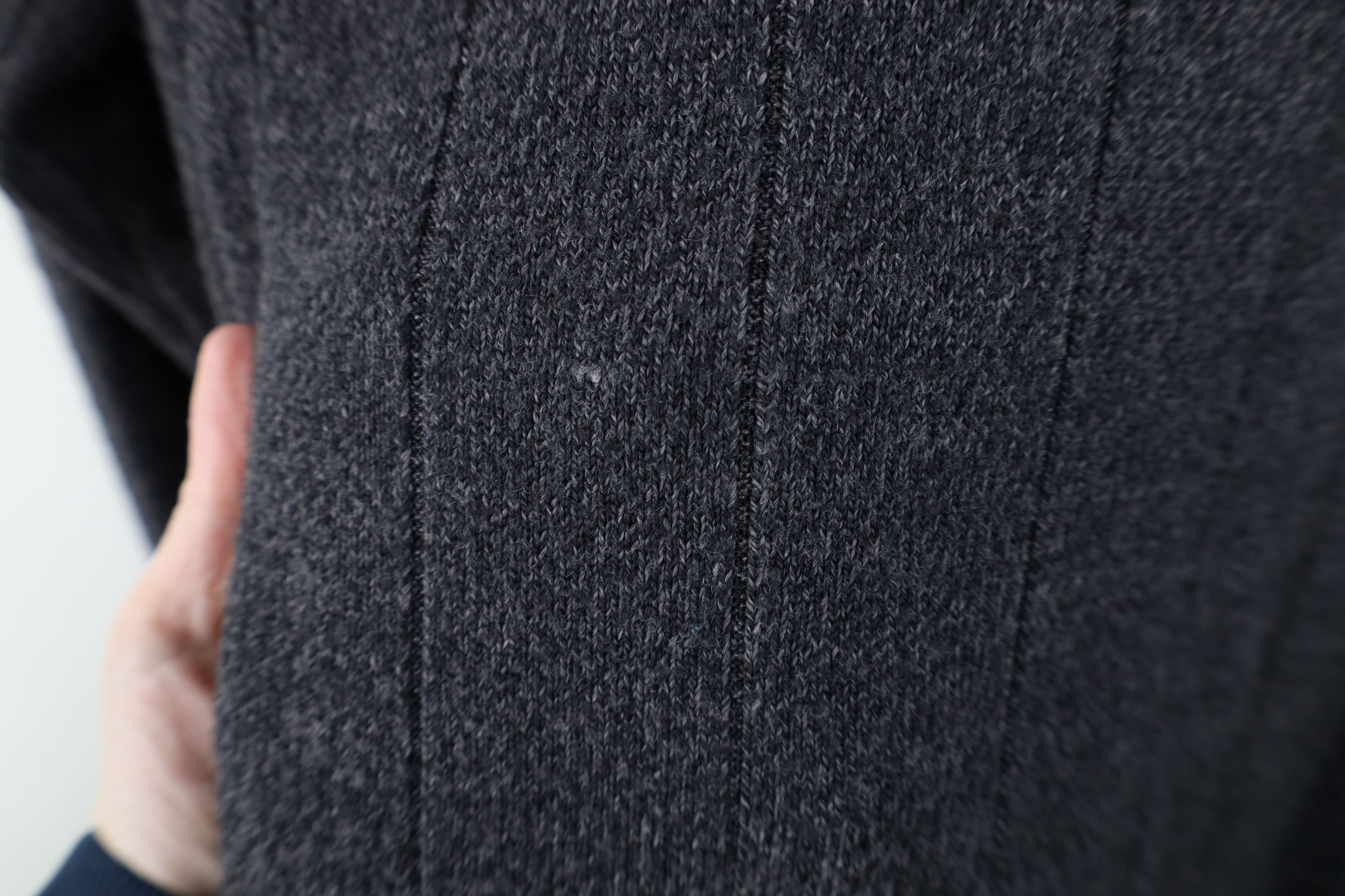 Vintage Vintage 90s Streetwear Knit Collared Sweater Gray Checkered Size US M / EU 48-50 / 2 - 8 Thumbnail