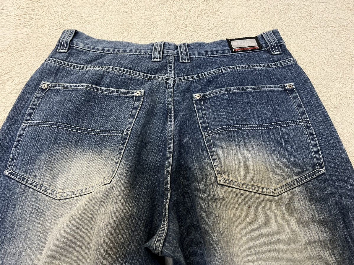Japanese Brand Vtg STUB Jeans 36x32 Mens Baggy Y2K 90s Hip Hop Size US 36 / EU 52 - 6 Thumbnail
