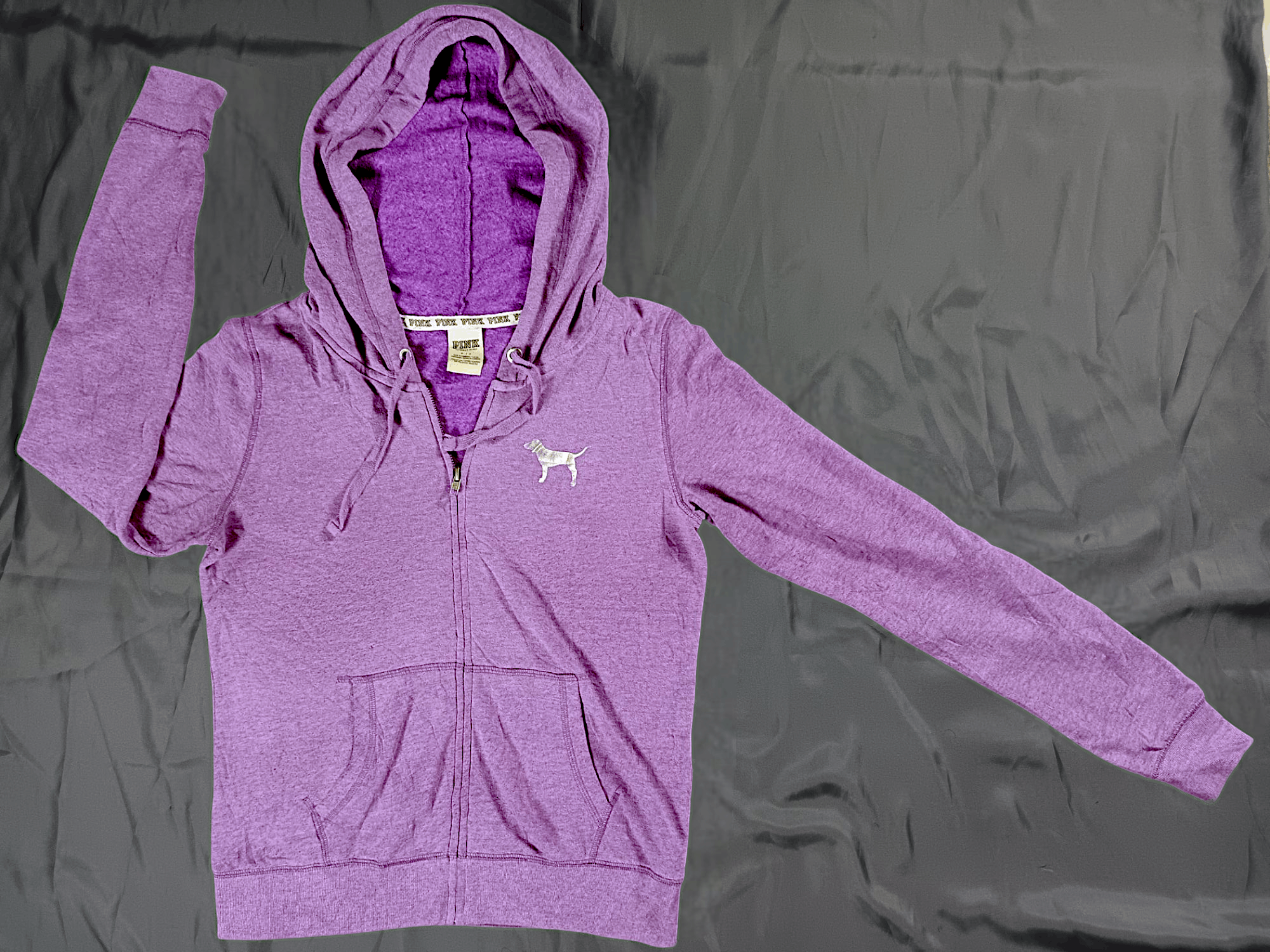 Pink × Victoria's Secret PINK VICTORIA'S SECRET Love Pink Long SleeveHOODIE Size M / US 6-8 / IT 42-44 - 6 Thumbnail