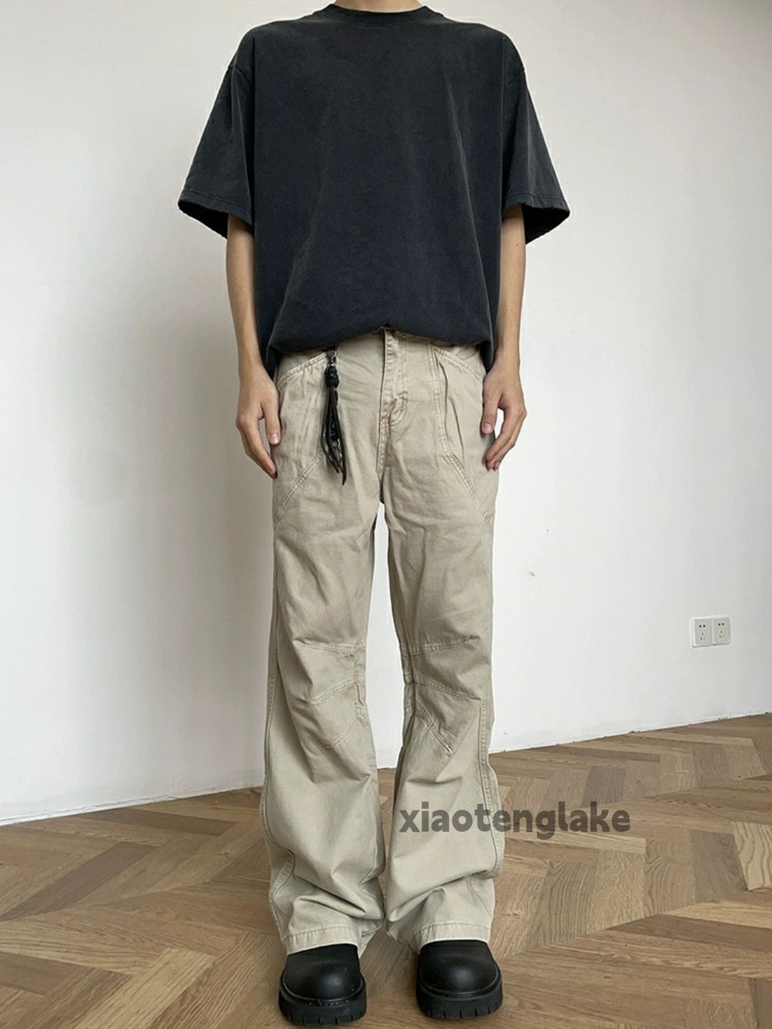 Designer × Japanese Brand × Vintage washed faded cleanfit utility workwear cargo pants Size US 30 / EU 46 - 4 Thumbnail