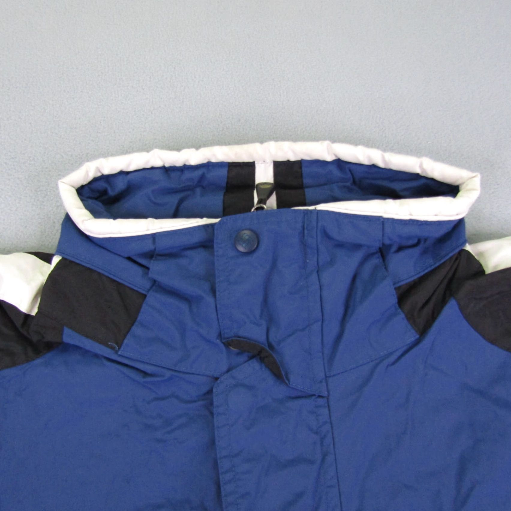 Vintage Columbia Jacket Mens Large Blue Black Interchange Waterproof Parka Shell Coat Size US L / EU 52-54 / 3 - 2 Thumbnail