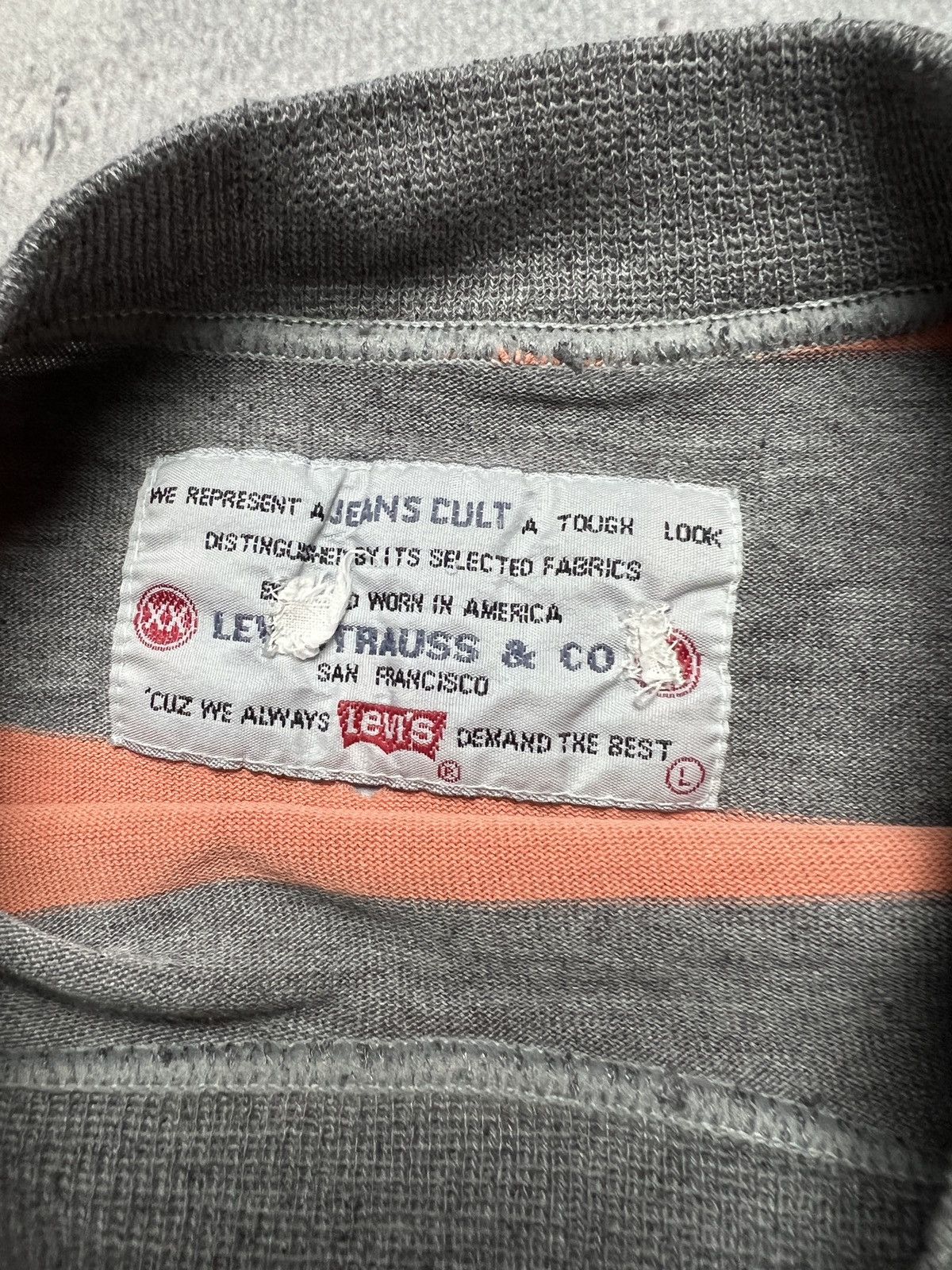 Levi's Levi's Jeans SF. CAL. US. Hope N Glory 80s 90s Vintage Tee Size US L / EU 52-54 / 3 - 10 Thumbnail
