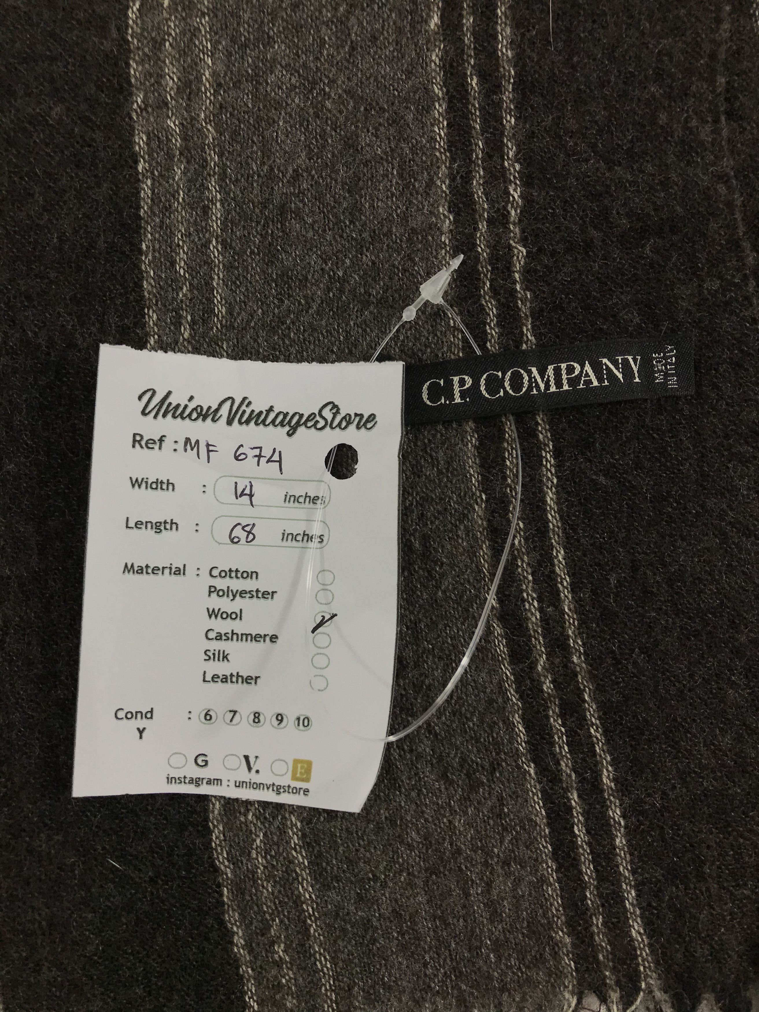 C.P. Company × Vintage C.P. Company Vintage Scarf / Muffler / Neckwear Size ONE SIZE - 4 Thumbnail