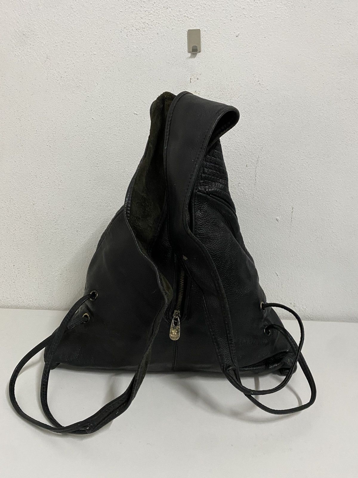 Vintage Vinsor Leather Backpack Size ONE SIZE - 6 Thumbnail