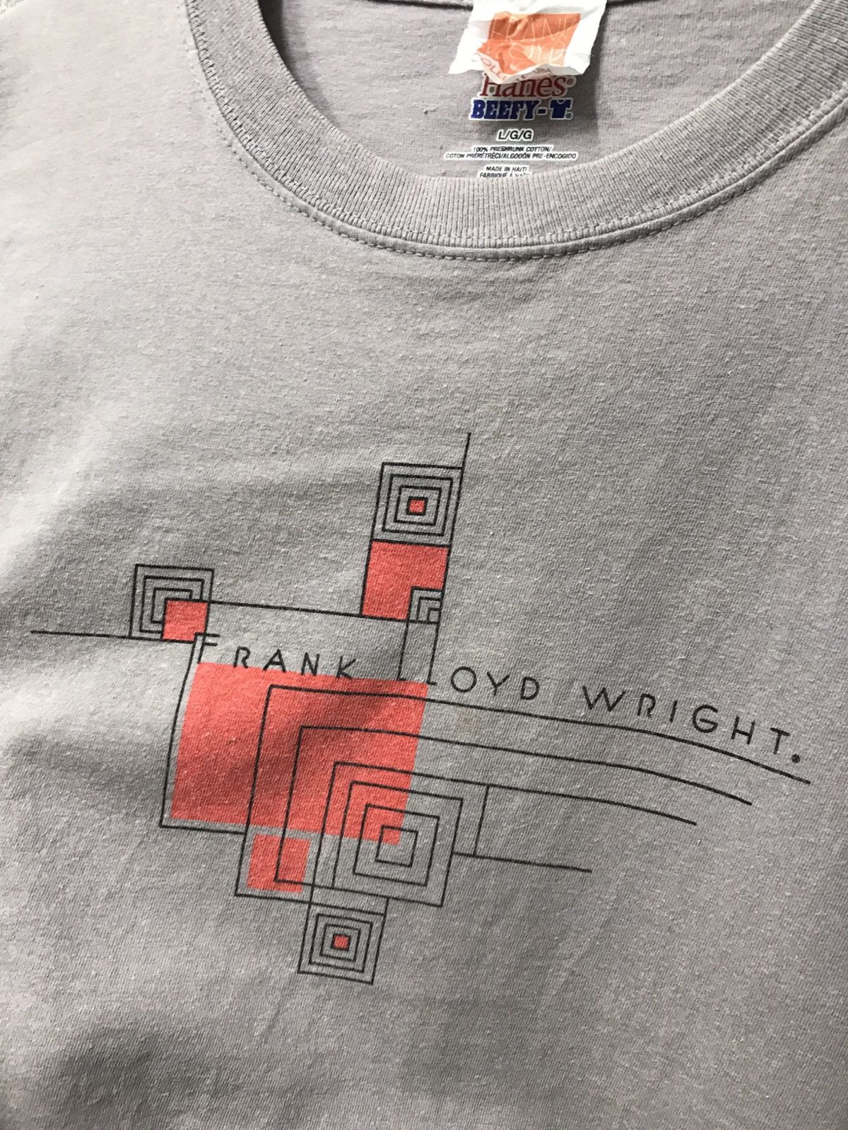 Vintage Vintage Frank Lloyd Wright Pop Art Tee Size US L / EU 52-54 / 3 - 3 Thumbnail