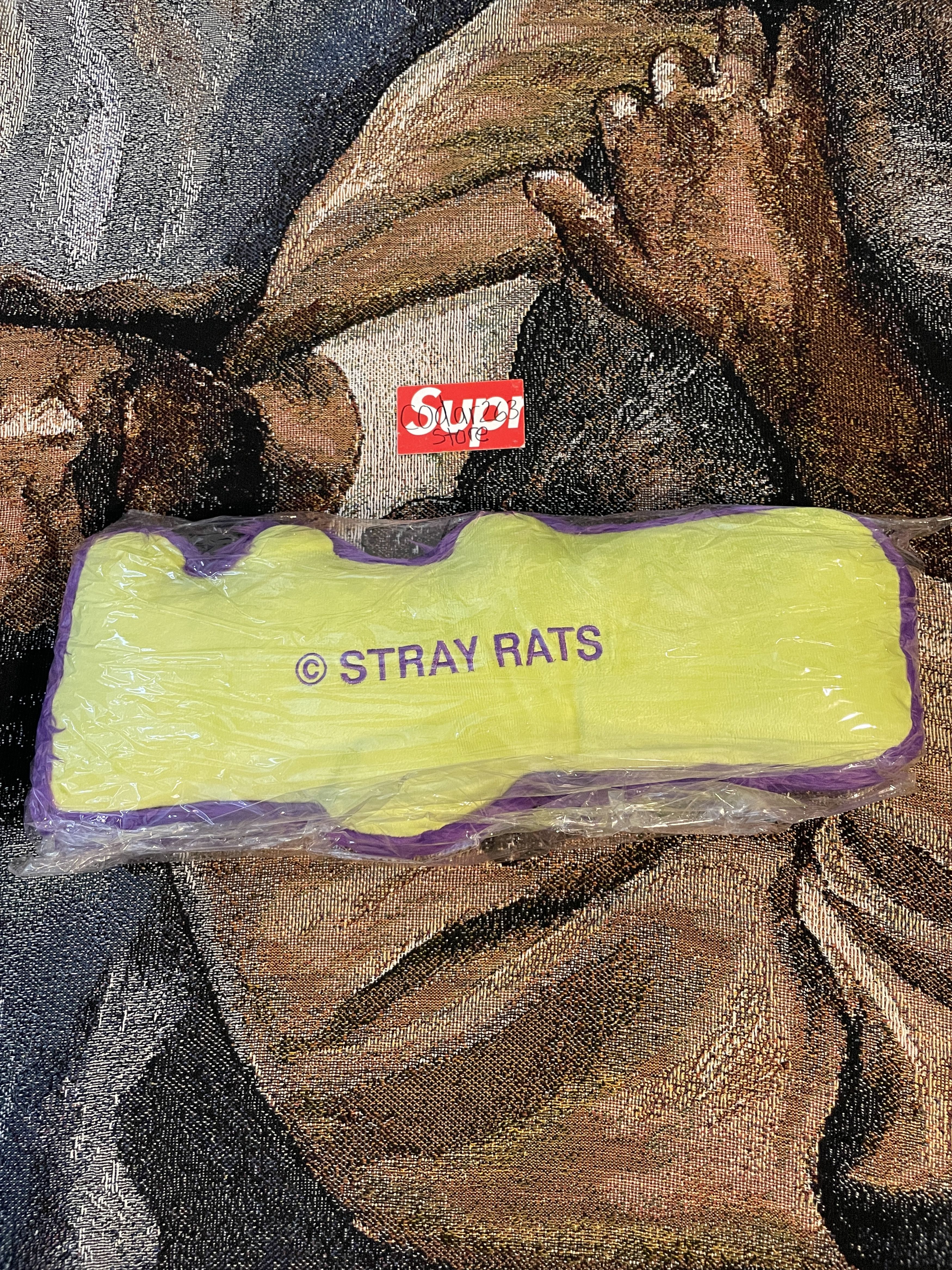 Stray Rats RatGirl Pillow - Stray Rats Purple Cushion Size ONE SIZE - 2 Thumbnail