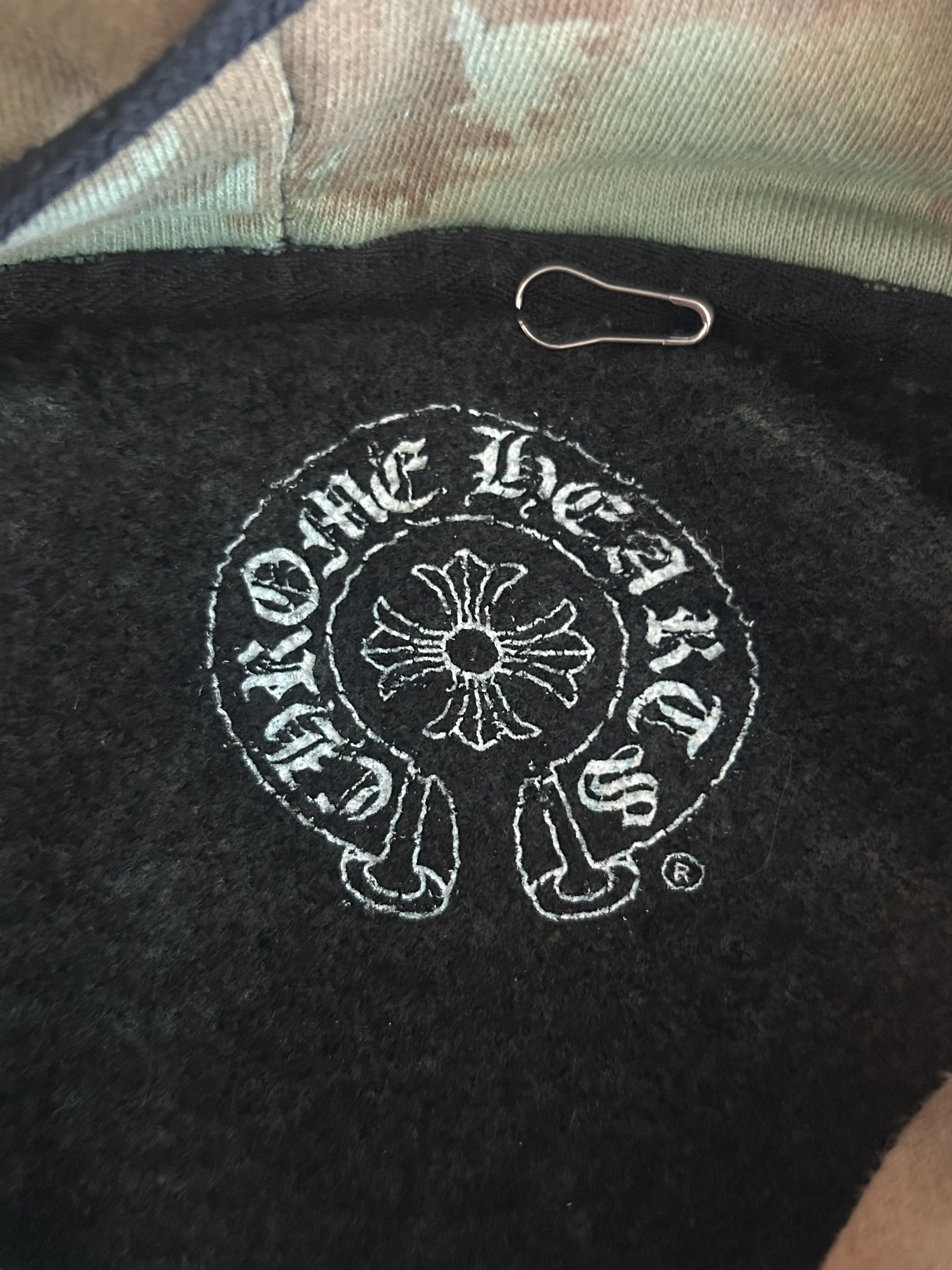 Chrome Hearts Off-White CVTVLIST Multicolor Tie-Dye Bleached Hoodie Size US L / EU 52-54 / 3 - 3 Thumbnail