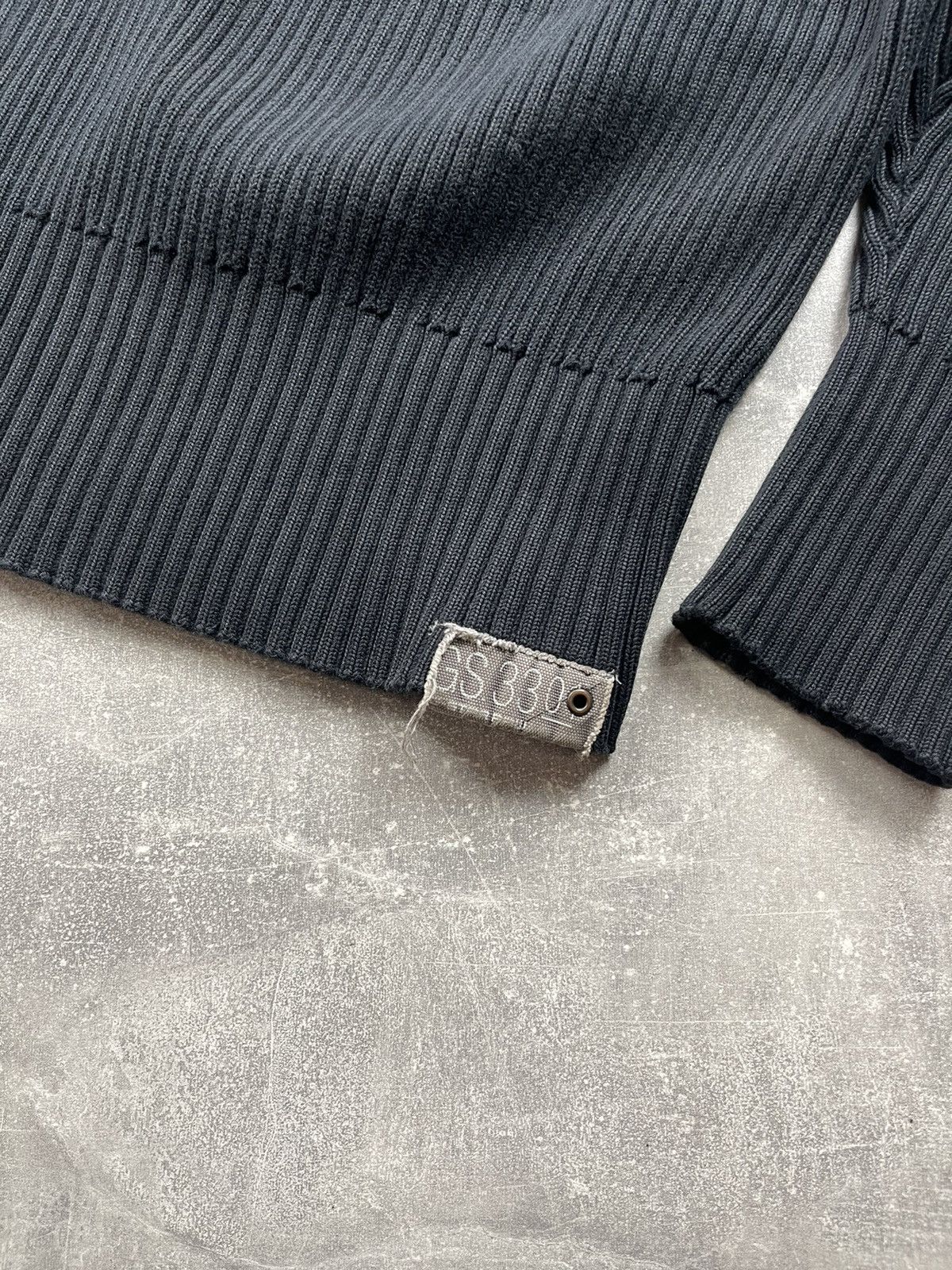 G-Star G-Star RAW Vintage Black Ribbed Knit Sweater Pullover Logo Size US L / EU 52-54 / 3 - 9 Thumbnail