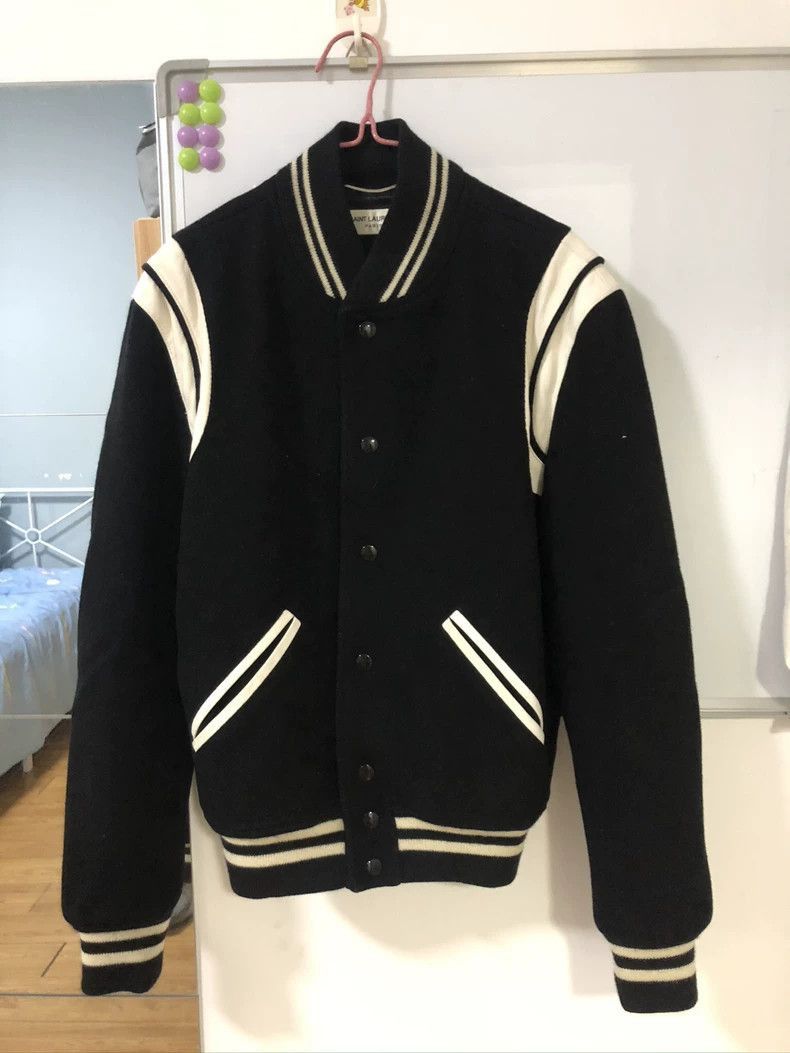 Saint Laurent Paris Saint Laurent Paris Classic baseball jacket-2506 Size US S / EU 44-46 / 1 - 1 Thumbnail