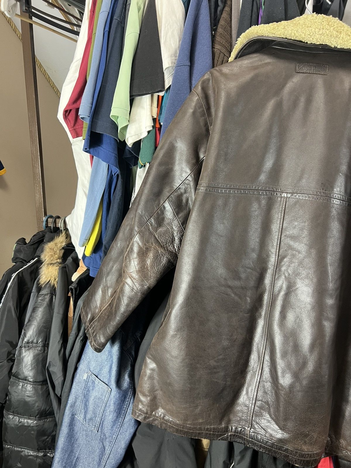 Marlboro Vintage Malboro Fur Leather Hype Y2K Jacket Size US XL / EU 56 / 4 - 13 Thumbnail